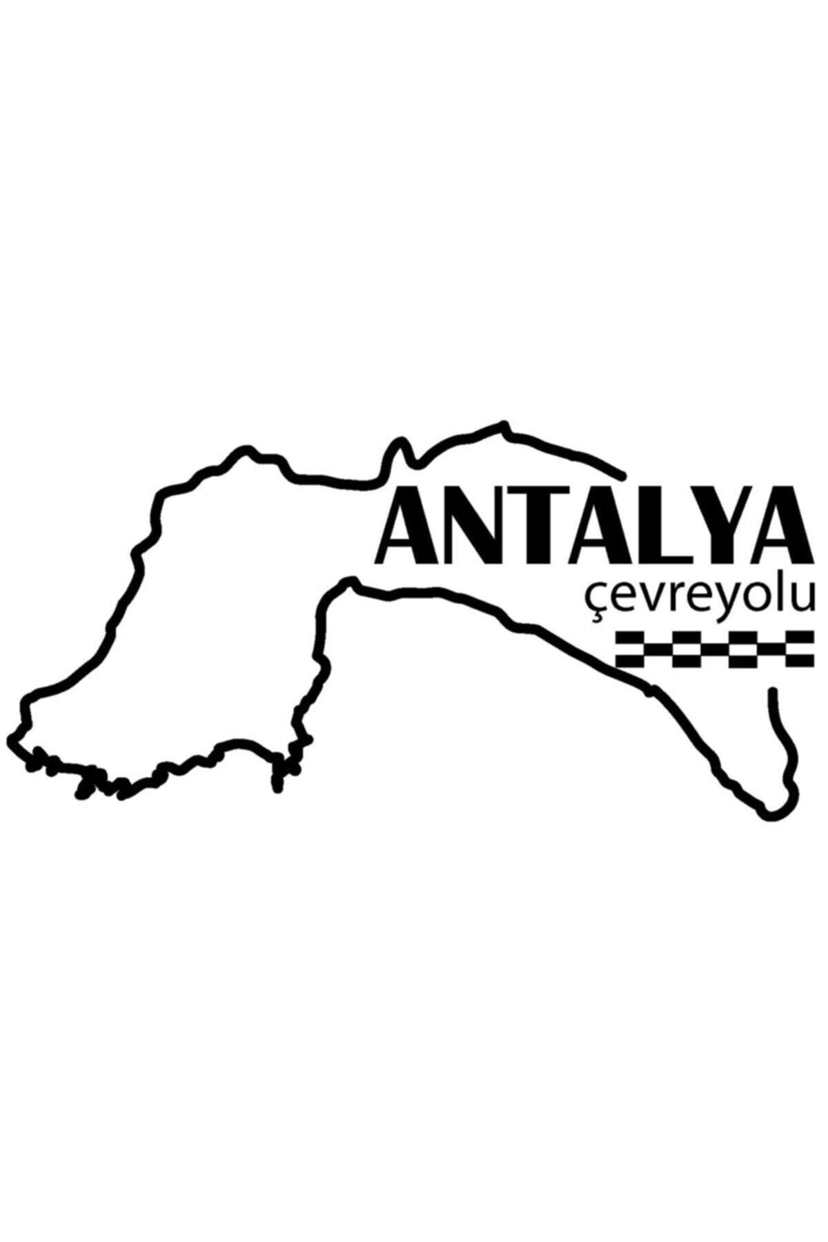 Antalya Çevreyolu özel yeni sticker 12*9 Cm