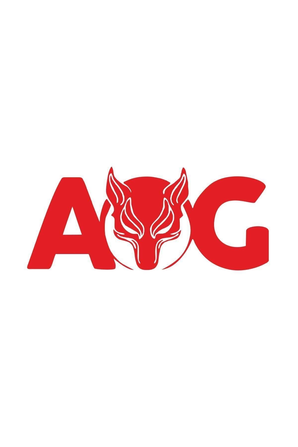 Aog özel yeni sticker Kırmızı 40*17 Cm