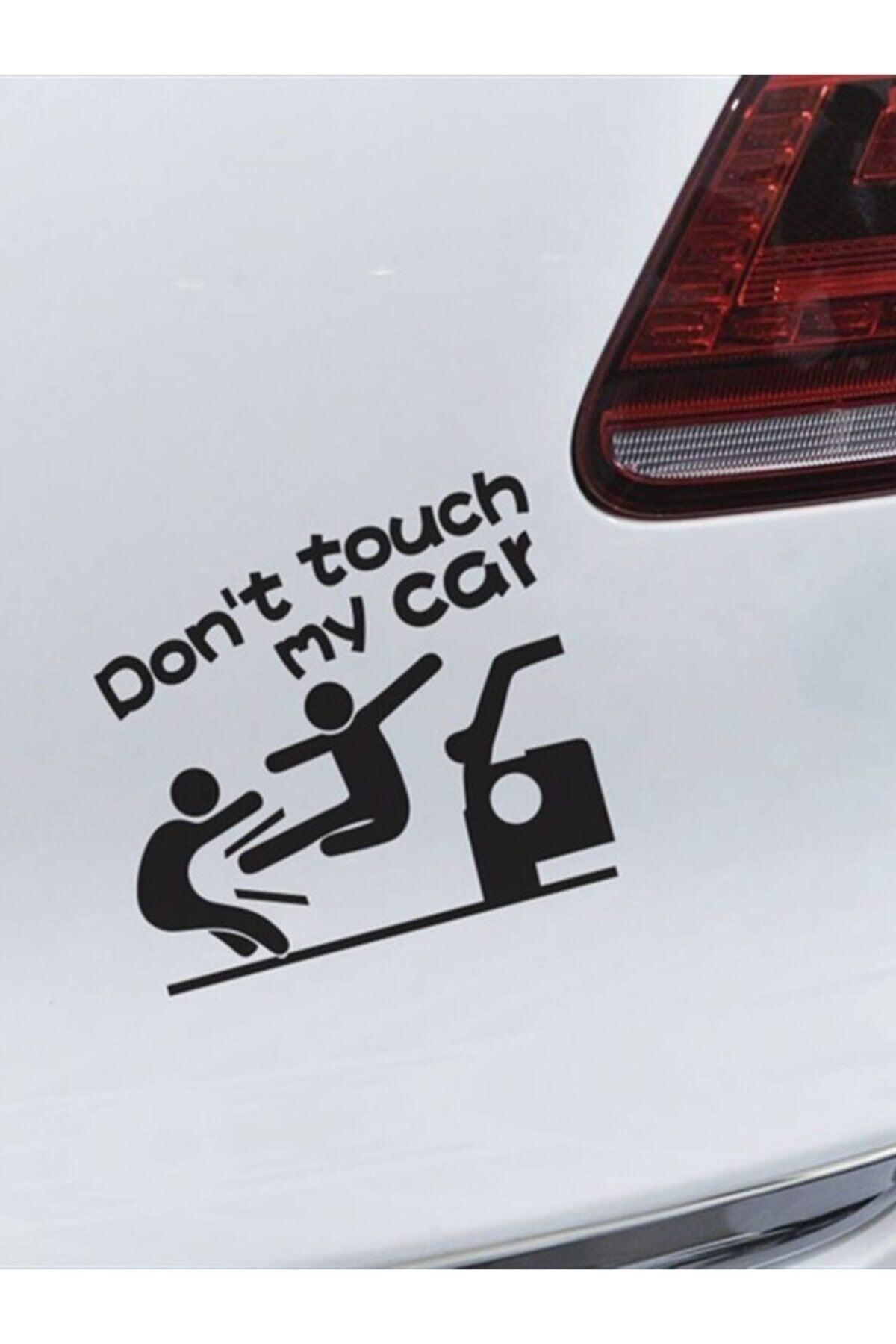 Arabama Dokunma İngilizce Oto özel yeni sticker Siyah 18*18 Cm