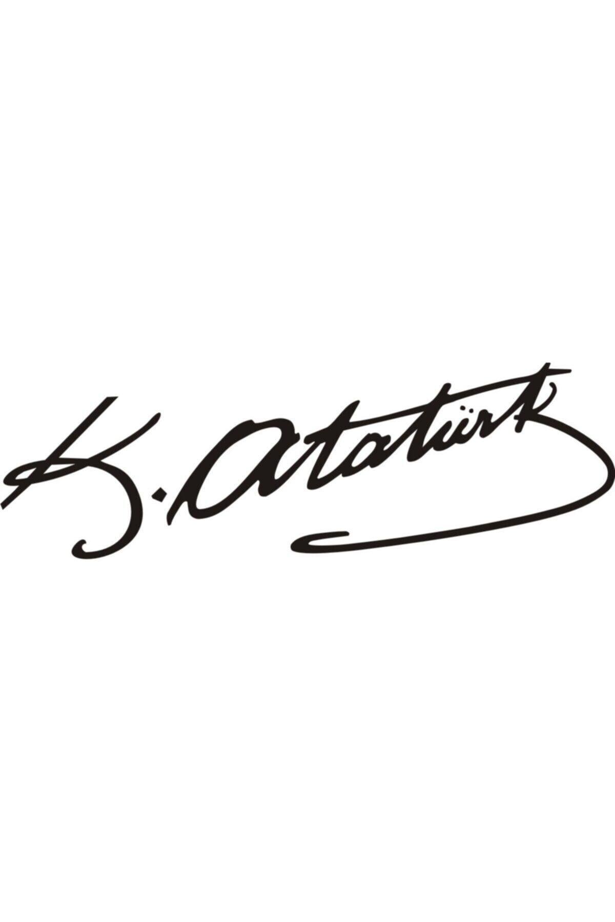 Atatürk Imza Oto özel yeni sticker,