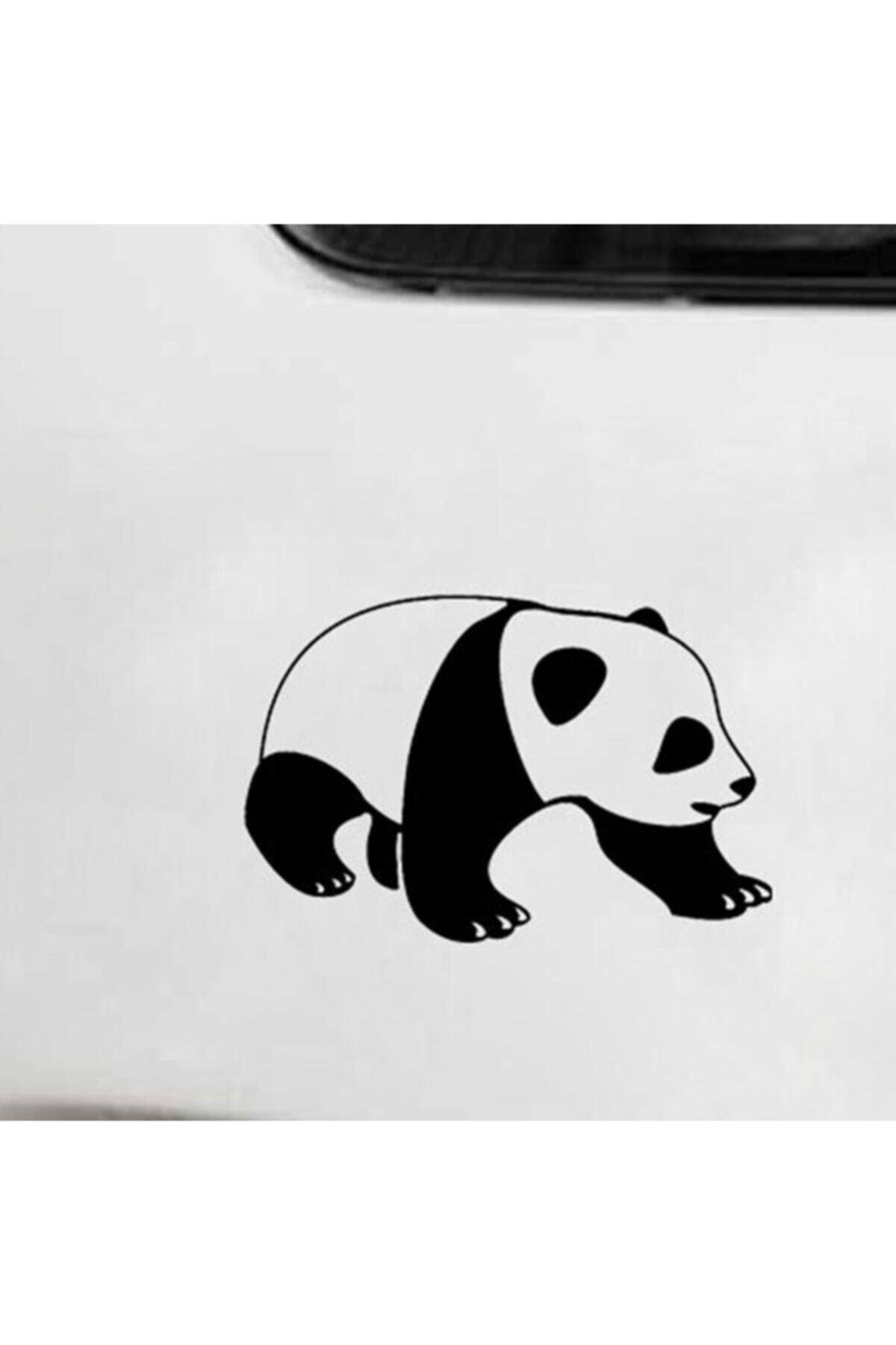 Ayı Vahşi Hayvanlar Tasarım Oto özel yeni sticker Siyah 15*7 Cm
