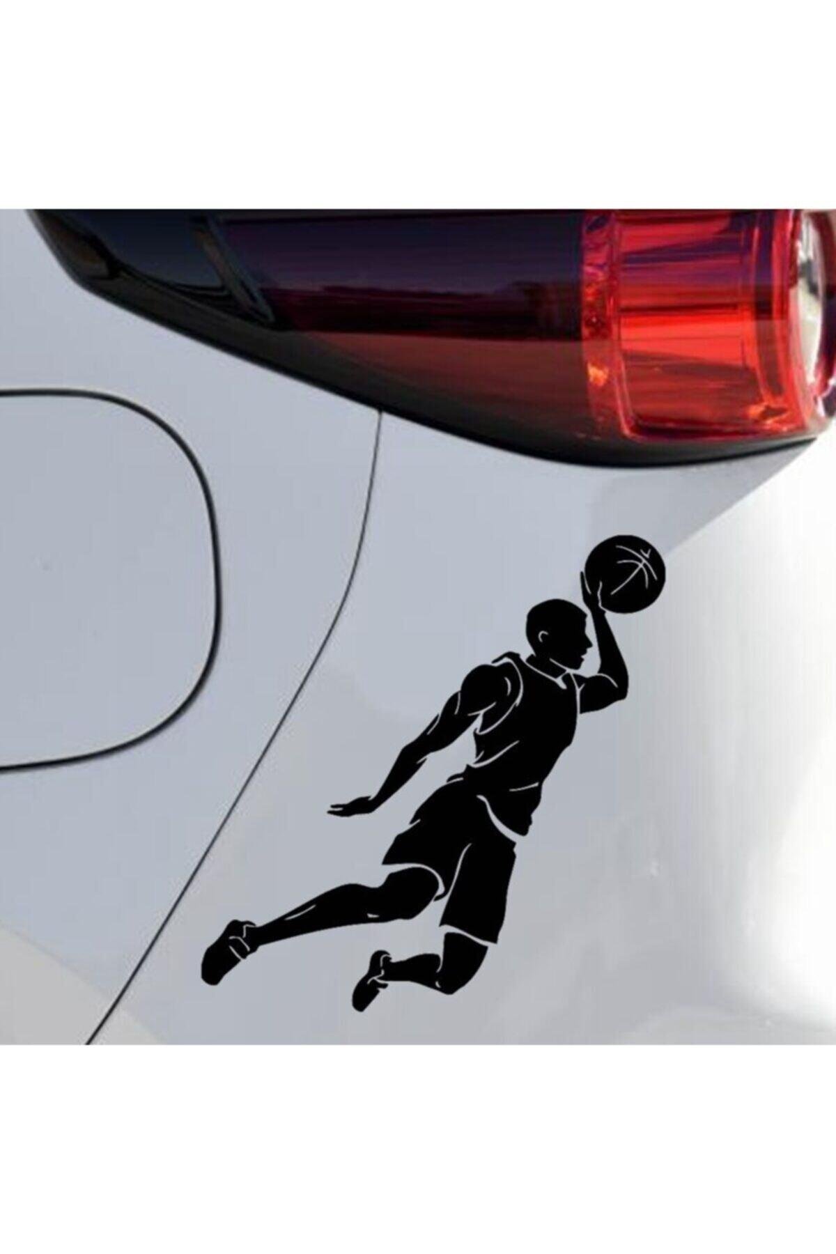 Basketbol Oyuncu Oto özel yeni sticker Siyah 20*10 Cm