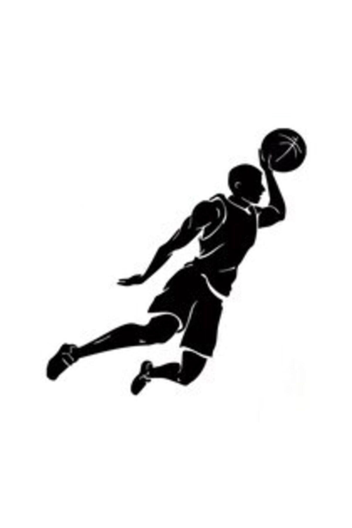 Basketbol Oyuncu Oto özel yeni sticker Siyah 20*10 Cm