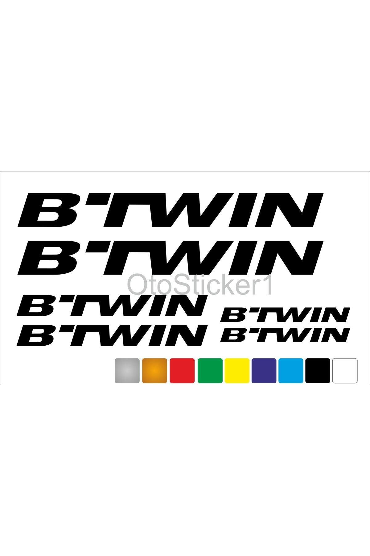 Bisiklet Kadro özel yeni sticker Seti Btwin şık tasarım karbon sticker seti Siyah