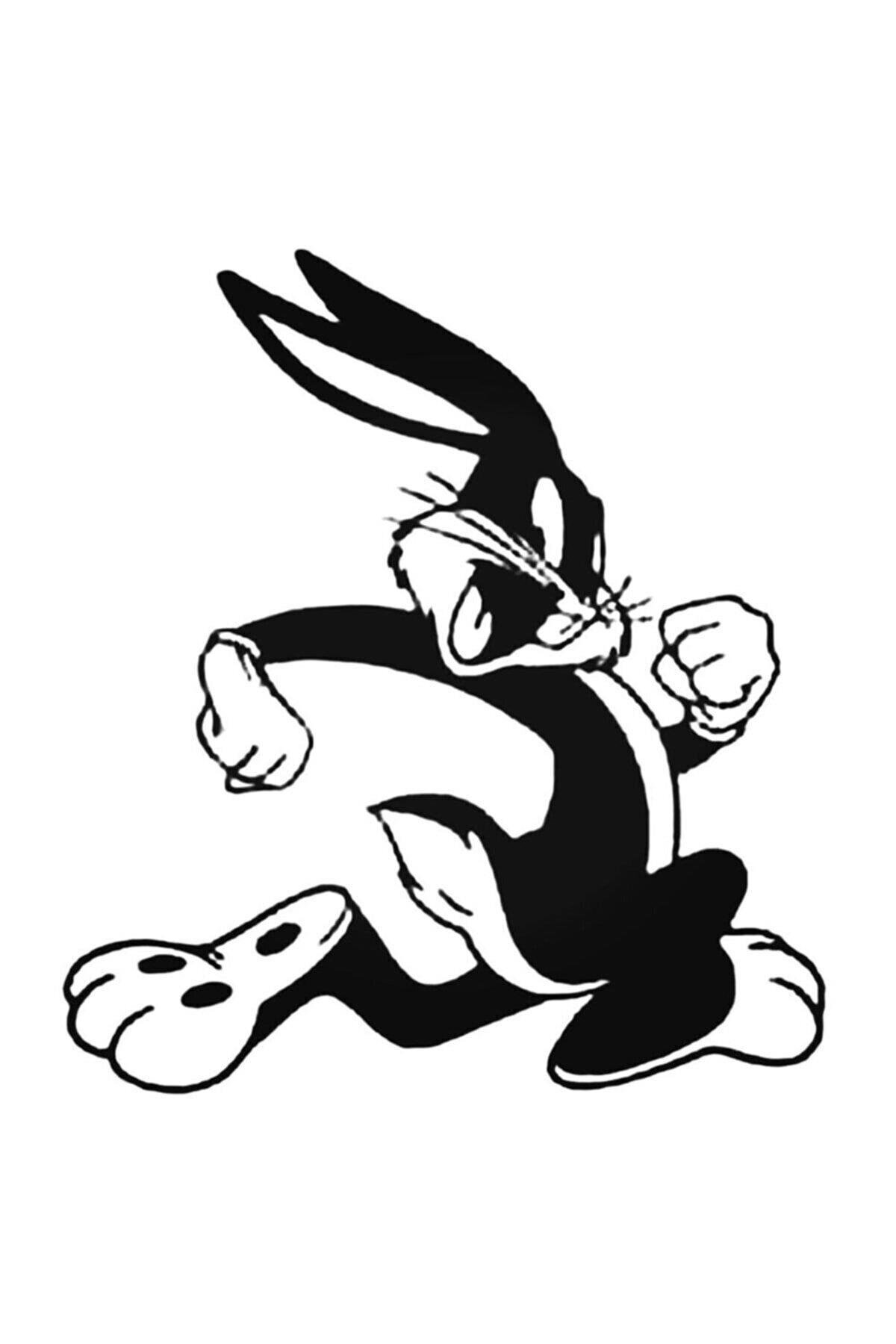 Bugs Bunny Tasarım Oto özel yeni sticker 20 Cm