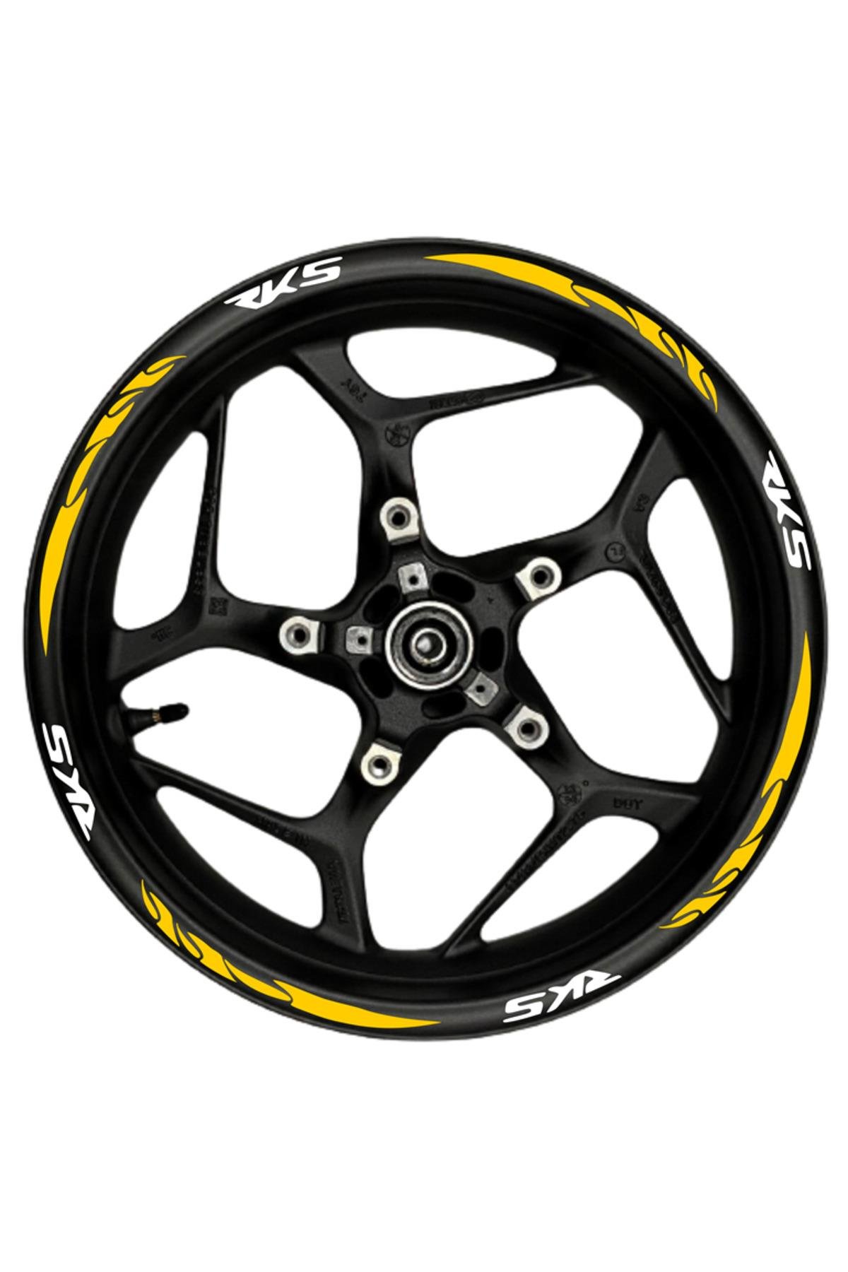CB125R Beyaz yazılı neon(fıstık yeşili) pençe şeritli