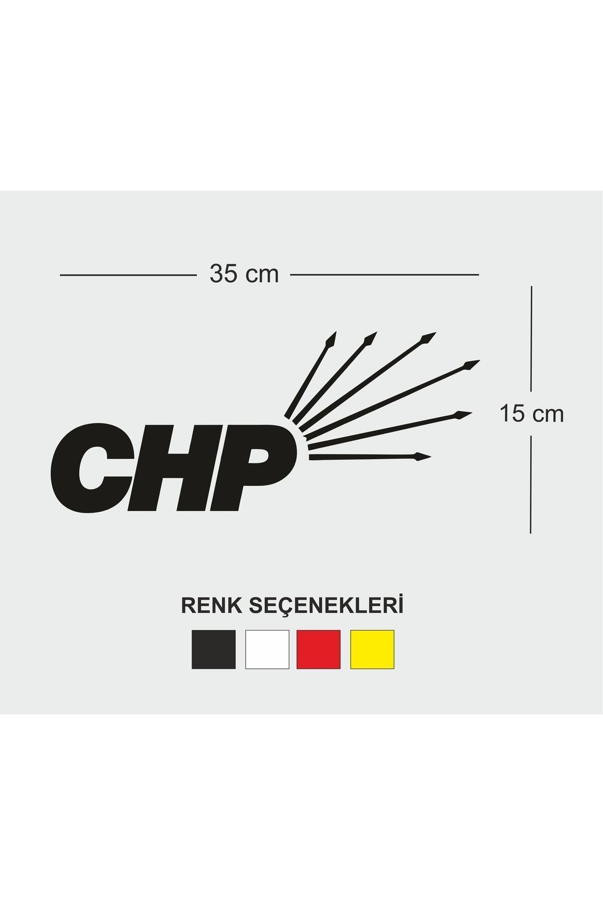 Chp Logo Oto özel yeni sticker 35*15 Cm