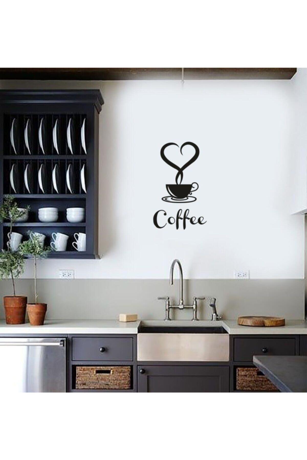 Coffee Fincan Mutfak Duvar özel yeni sticker