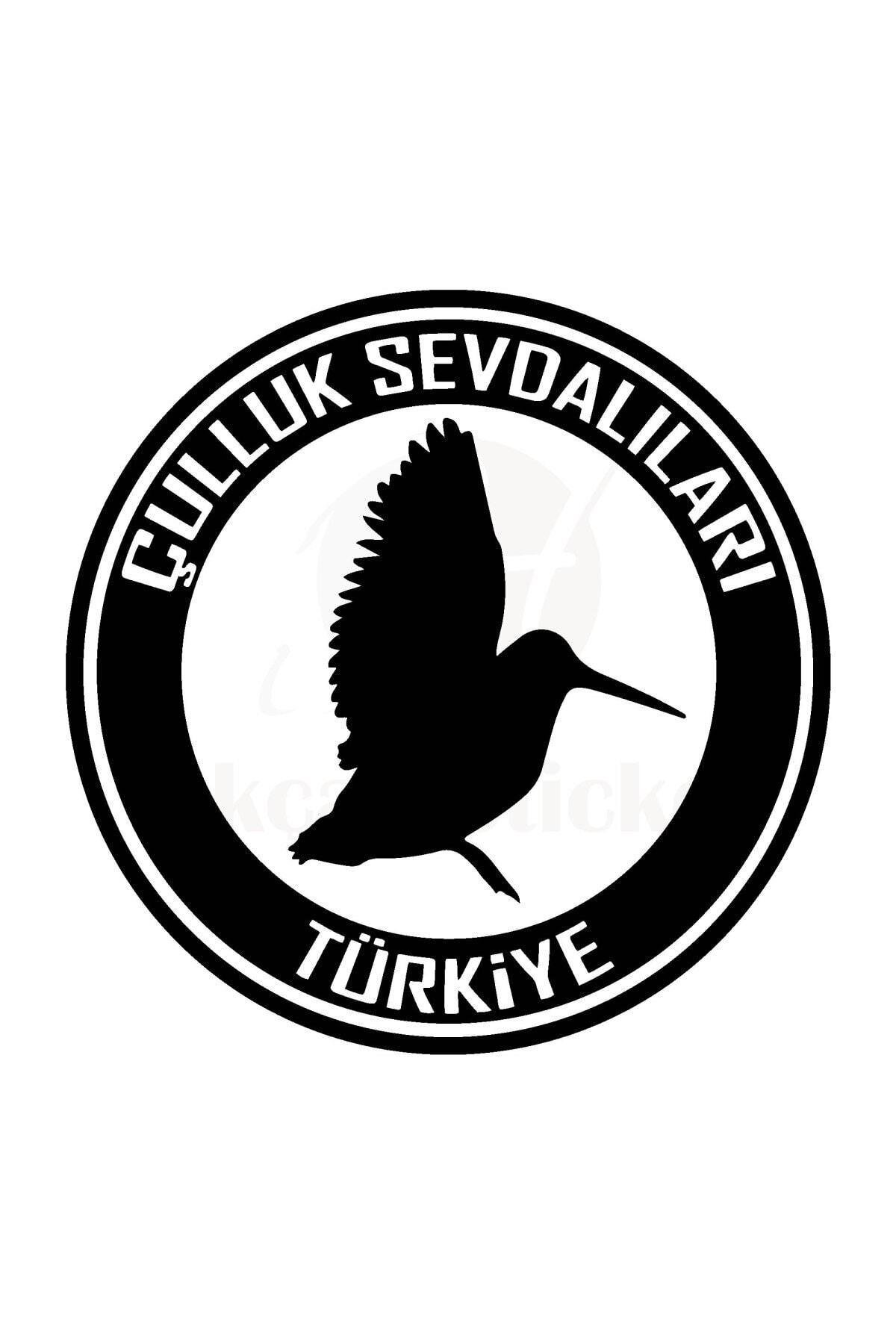 Çulluk Sevdalıları Oto özel yeni sticker Siyah 20*20 Cm