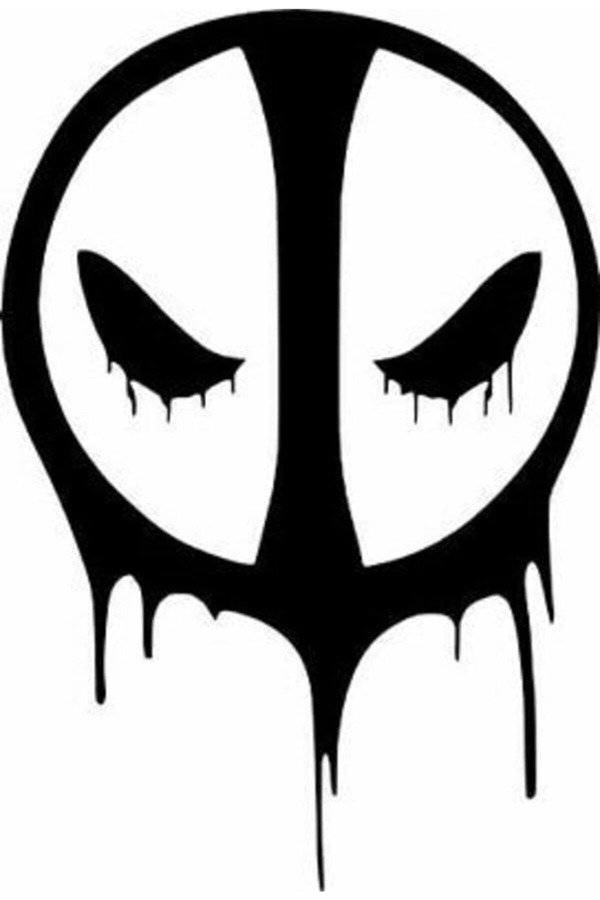 Deadpool Oto Cam özel yeni sticker 15*15 Cm