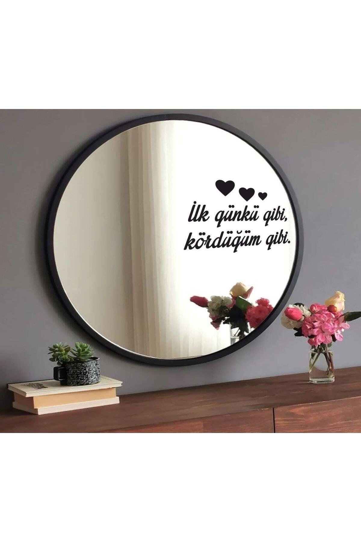 Duvar Ayna özel yeni sticker 30cm X 50 Cm Ölçülerinde