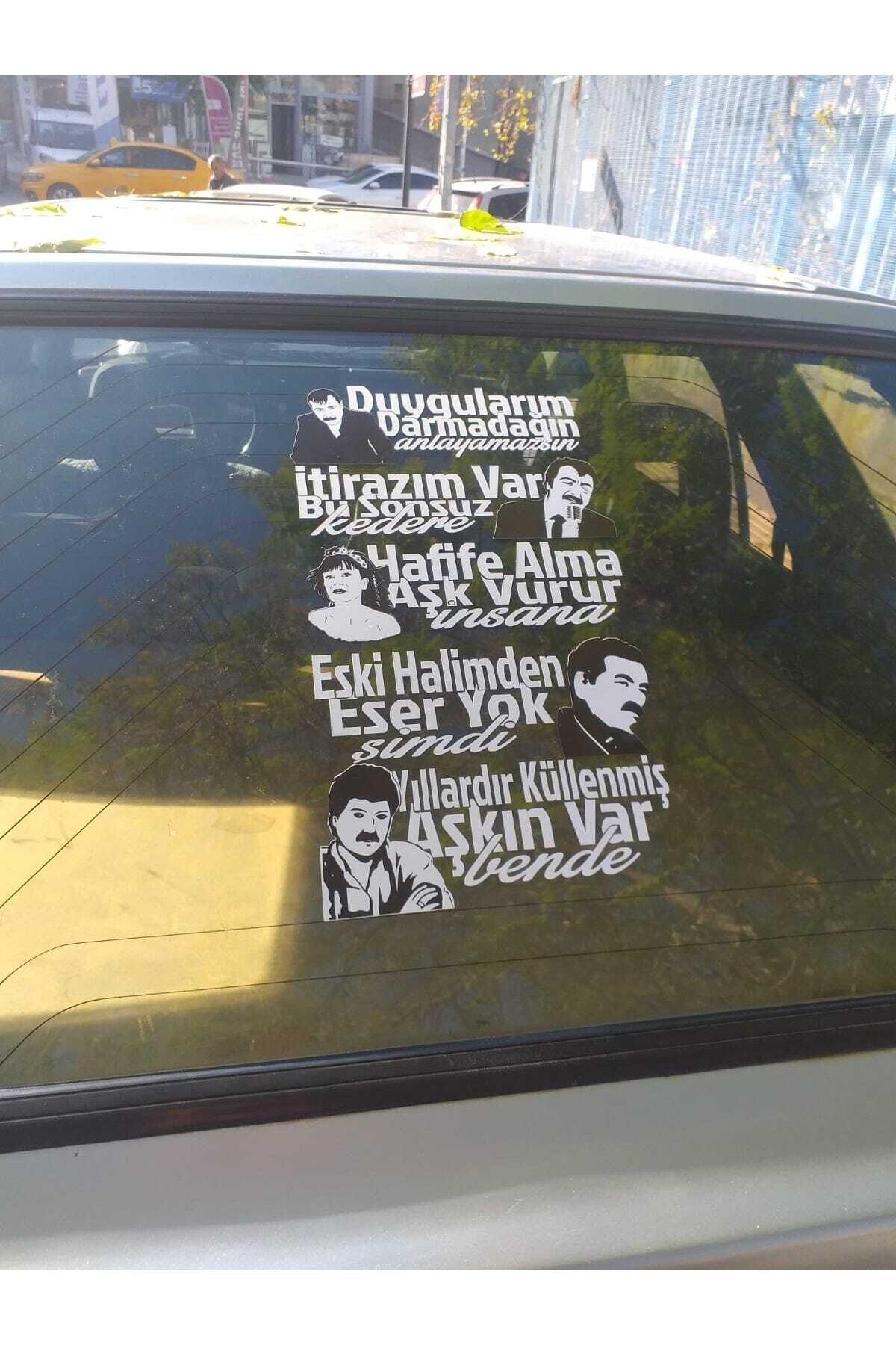 Eskiler Kuşağı Arka Cam Yazısı özel yeni sticker 40*20 Cm
