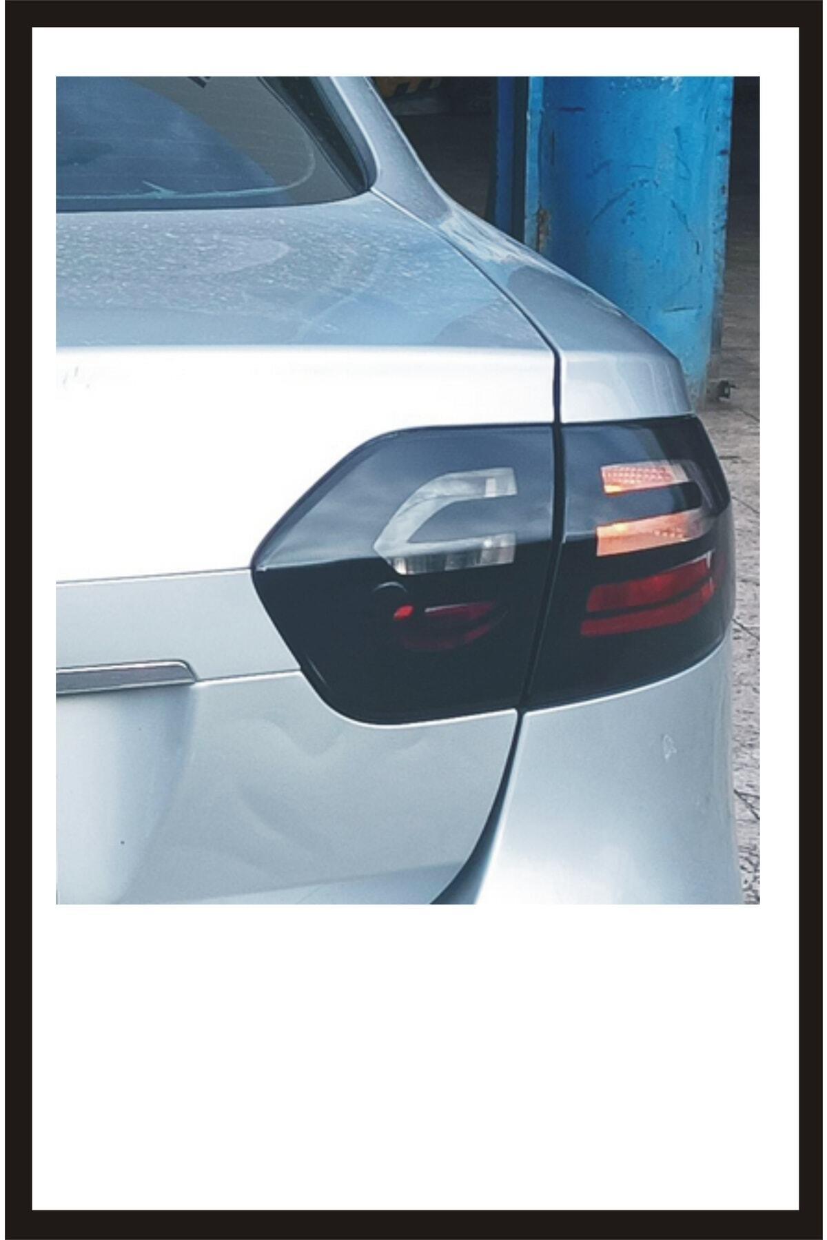 Fluence İçin şık tasarım karbon sticker seti Aksesuar Stop Farı Led Görünümlü Oto özel yeni sticker