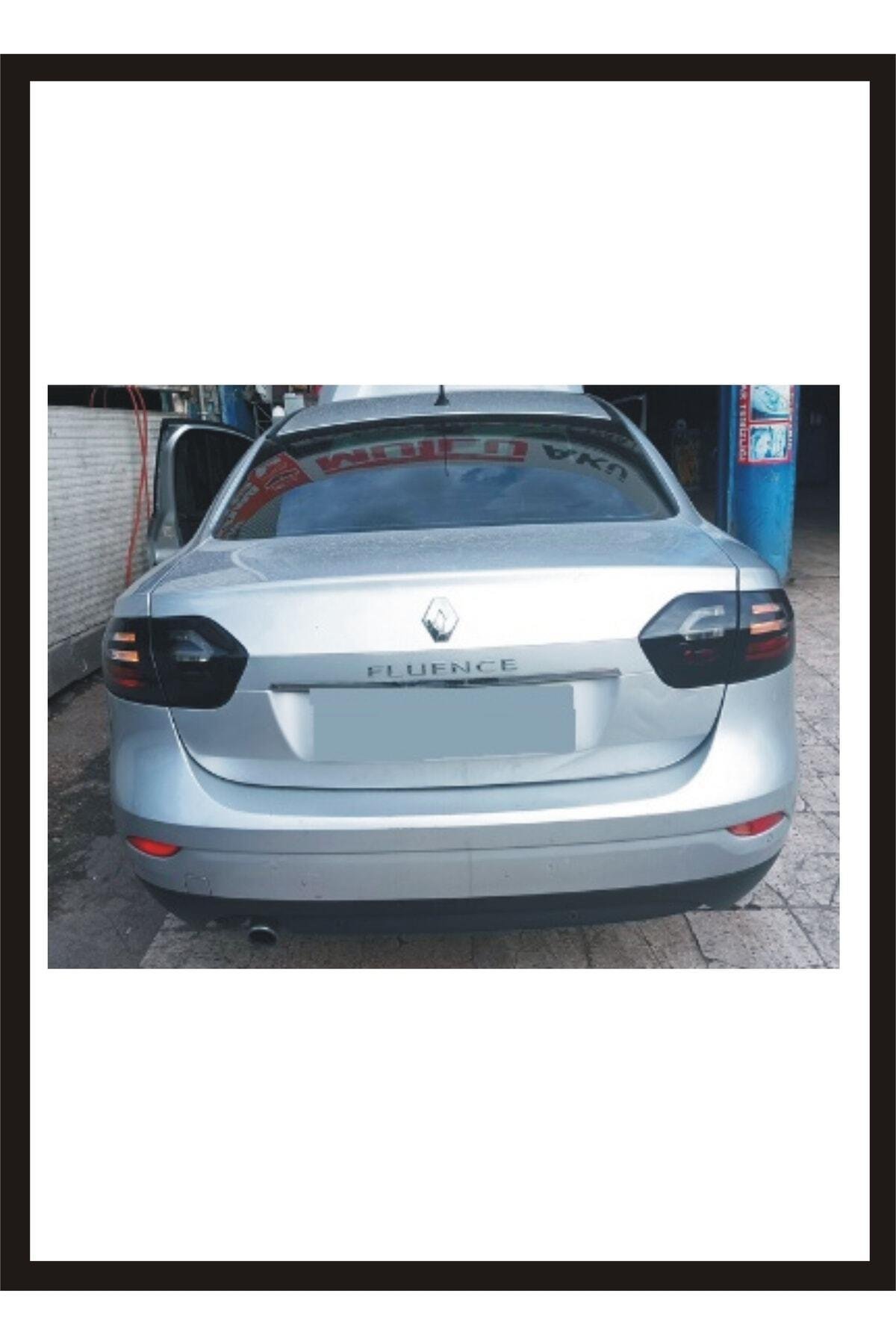 Fluence İçin şık tasarım karbon sticker seti Aksesuar Stop Farı Led Görünümlü Oto özel yeni sticker