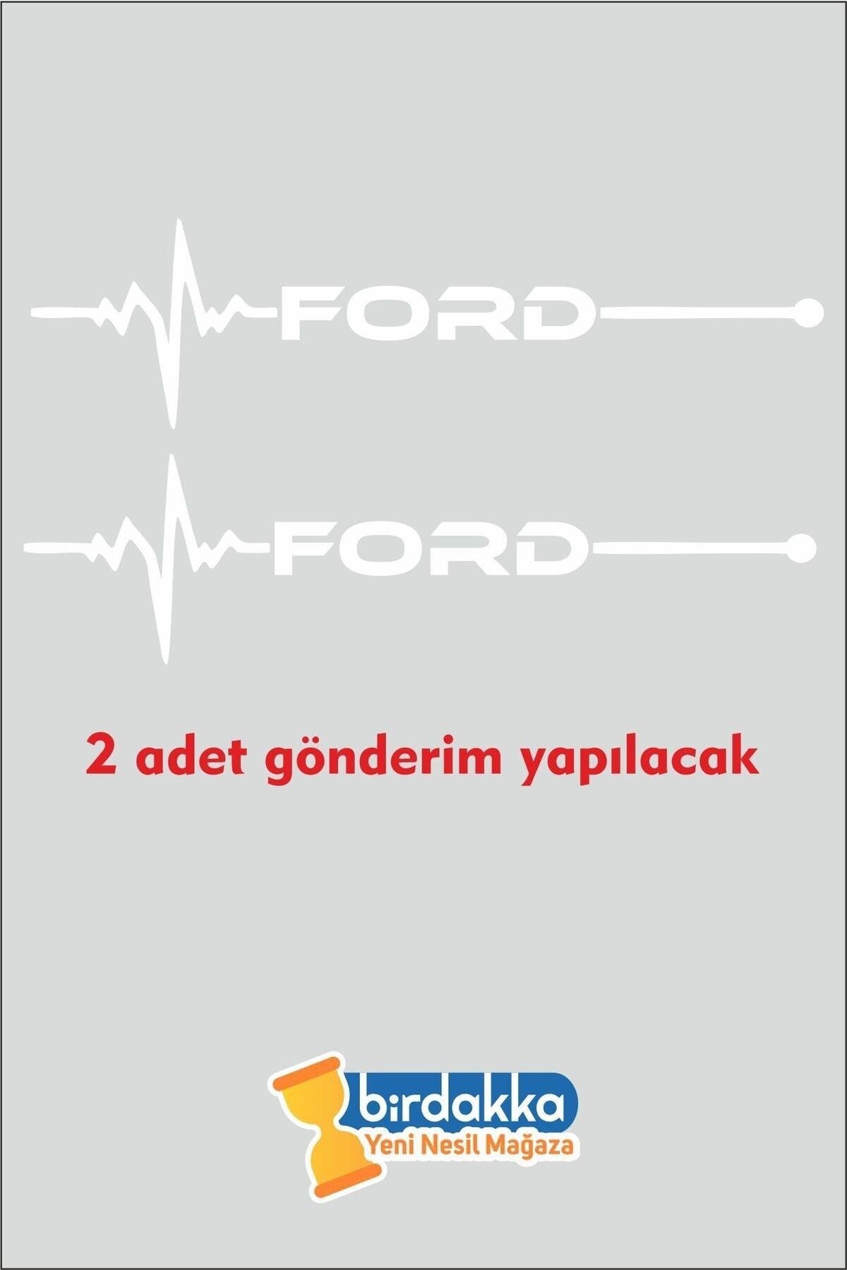 Ford İçin şık tasarım karbon sticker seti Aksesuar Nabız özel yeni sticker Beyaz 30*8 Cm