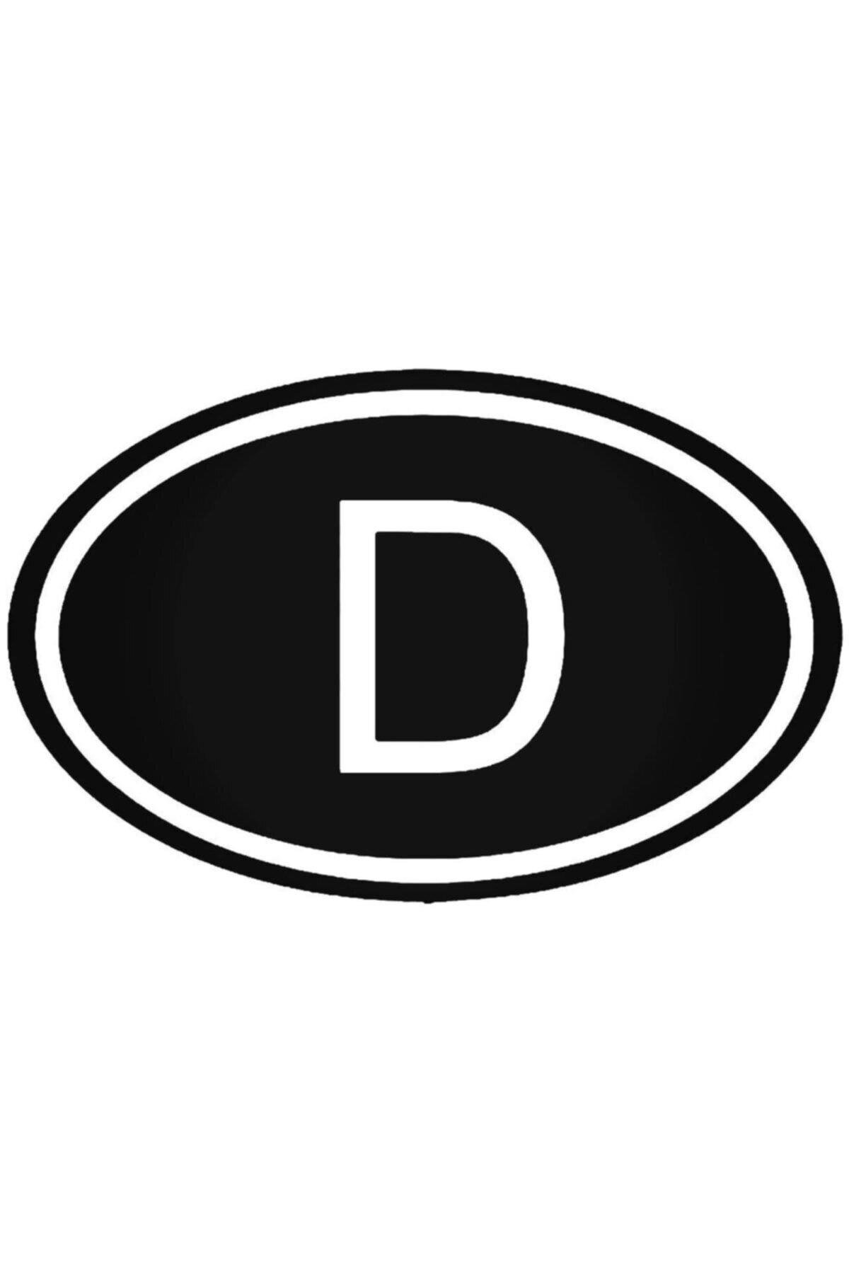 Germany D Deutschland Country Oval Oto özel yeni sticker 20 Cm