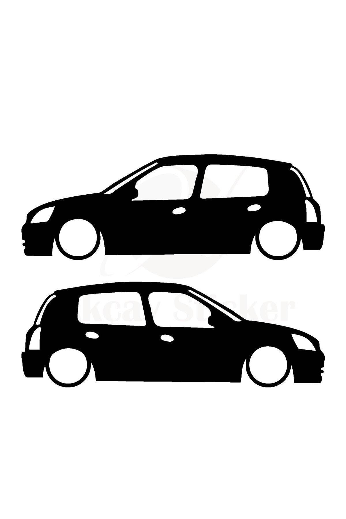 Gölge Oto özel yeni sticker Model 1 Siyah 20*8 Cm