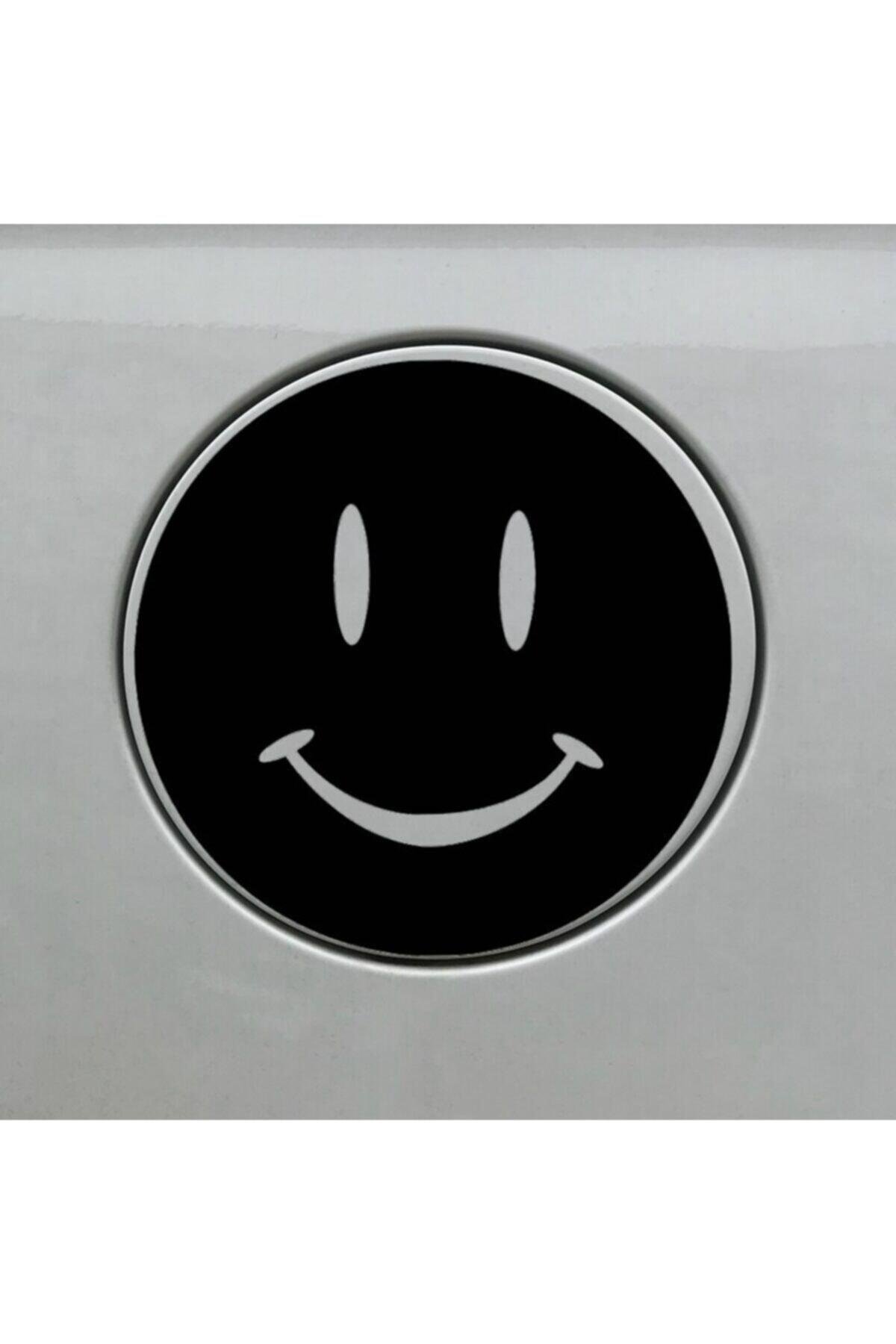 Gülen Tasarım Su Geçirmez Çıkarılabilir Oto özel yeni sticker 2 Parça 10*10 Cm