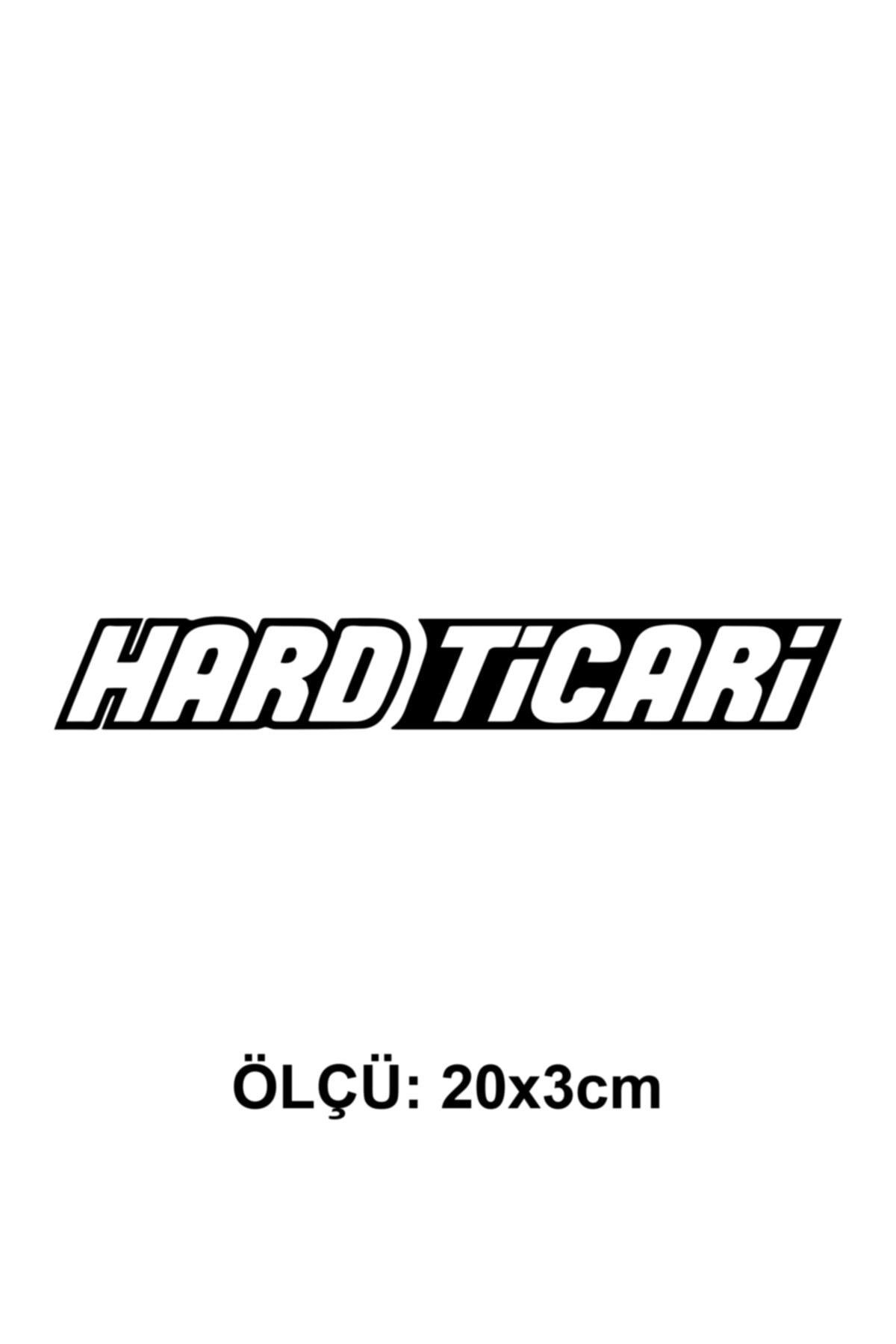 Hard Ticari Oto Cam özel yeni sticker 20*3 Cm