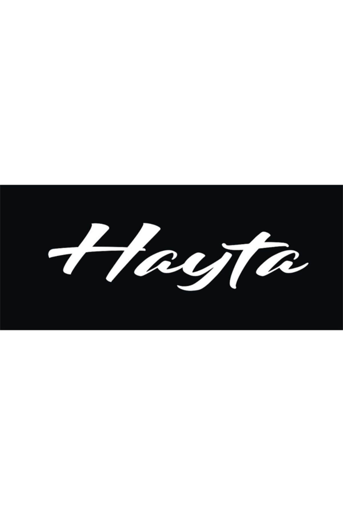Hayta Oto özel yeni sticker Beyaz 20*10 Cm