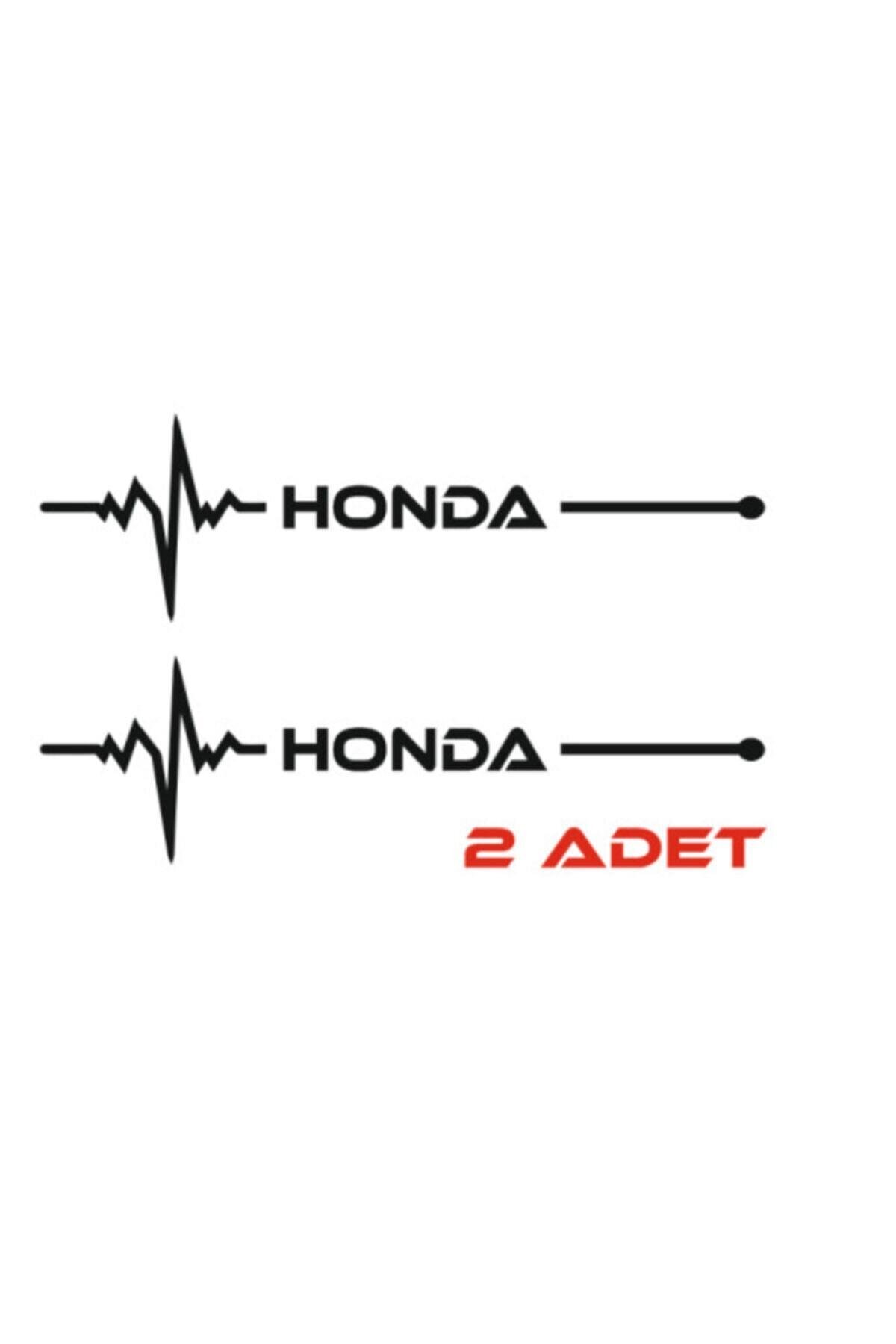 Honda İçin şık tasarım karbon sticker seti Aksesuar Nabız özel yeni sticker Siyah 30*8 Cm