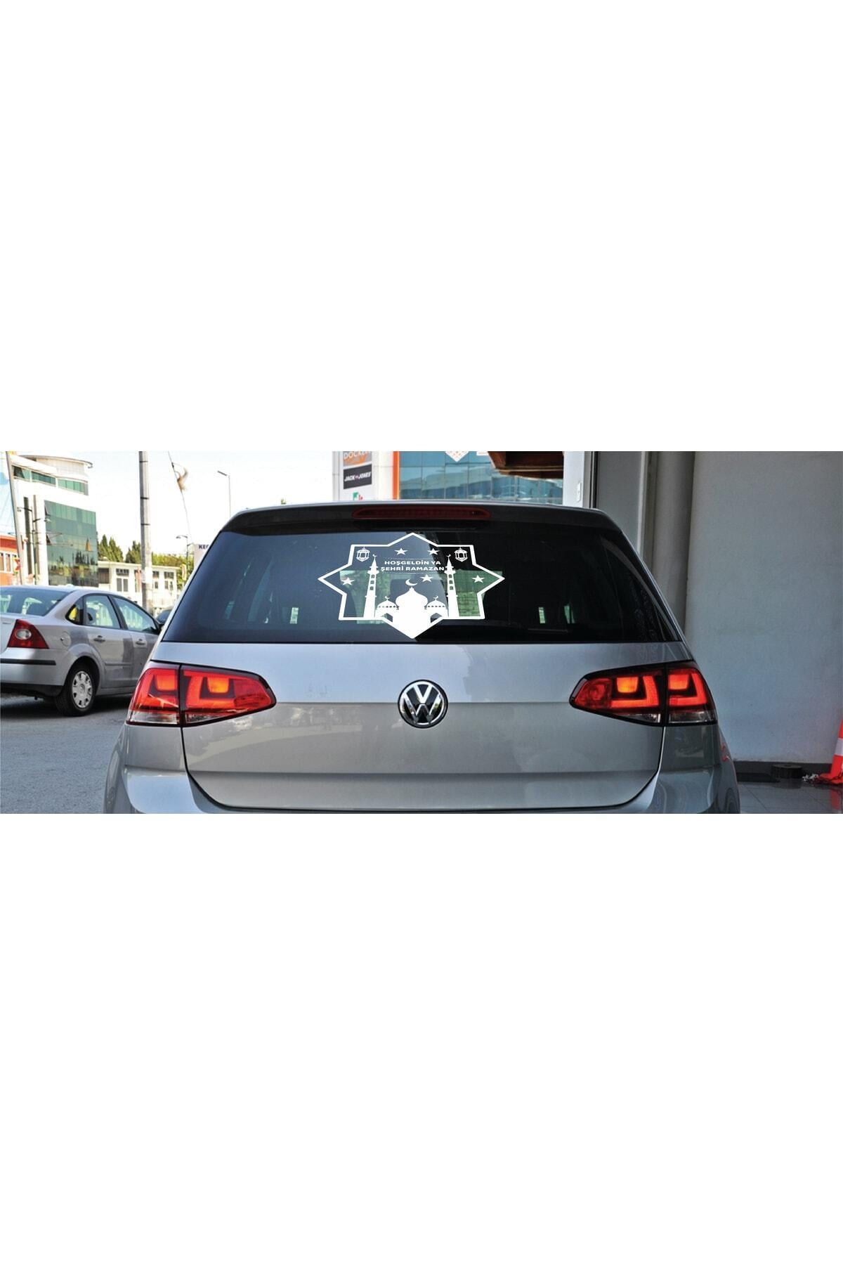 Hoşgeldin Ya Şehri Ramazan Oto Cam özel yeni sticker 40*40 Cm