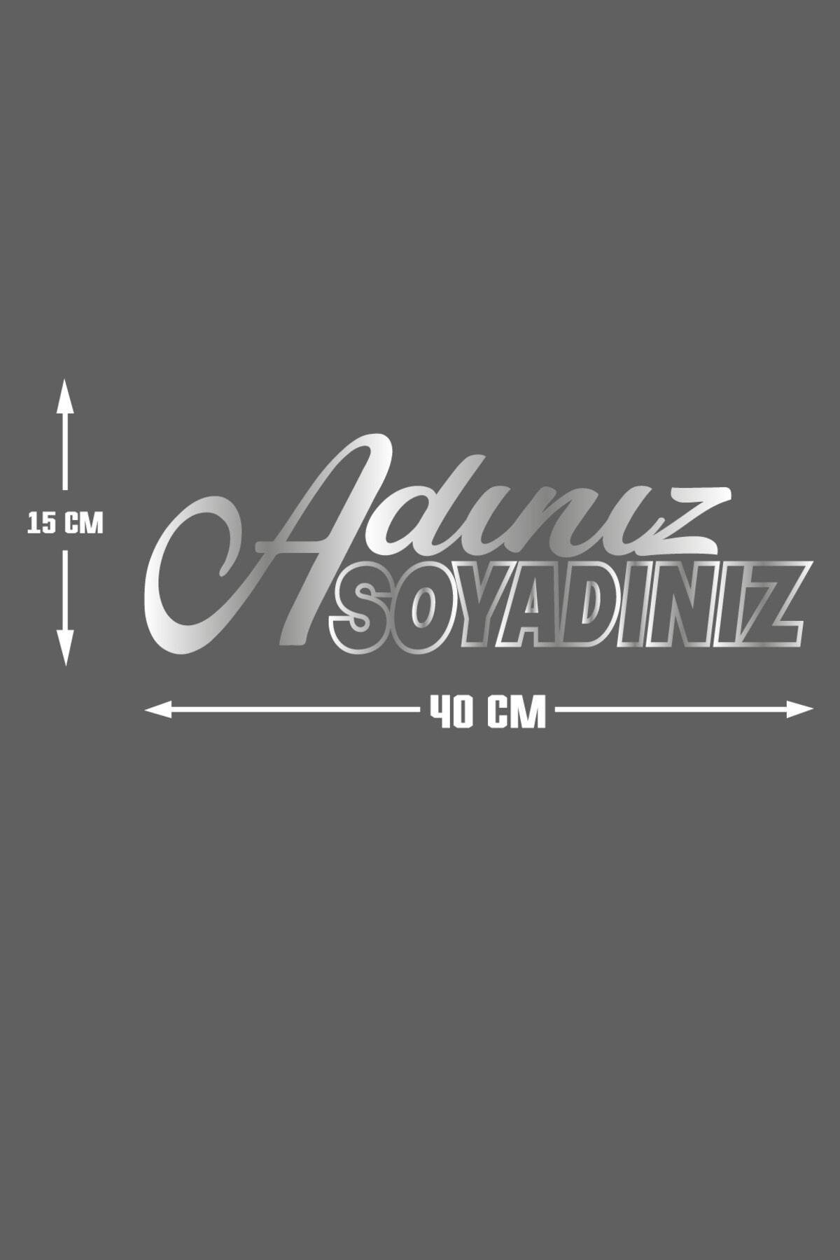 İsteğe Bağlı Özel Isim Soyisim özel yeni sticker 40*15 Cm