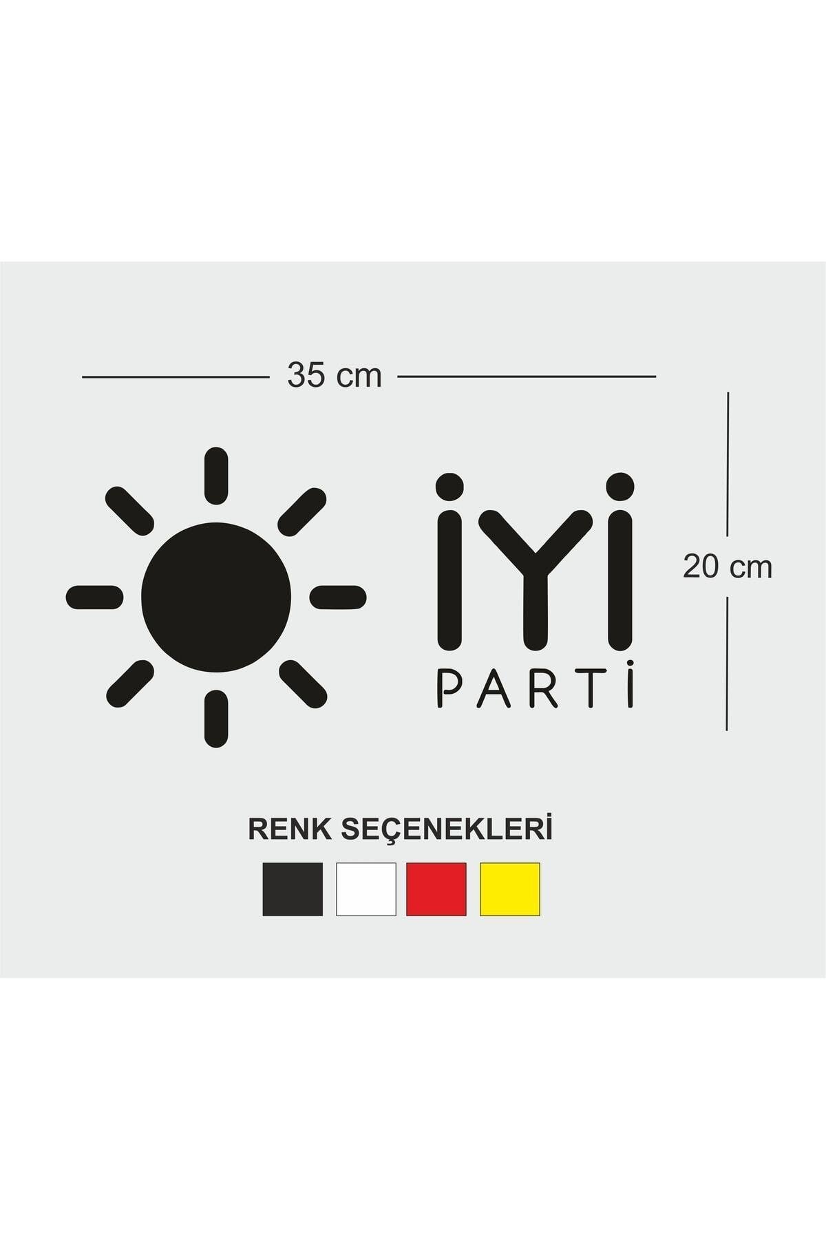 İyi Parti Logo Oto özel yeni sticker 35*20 Cm