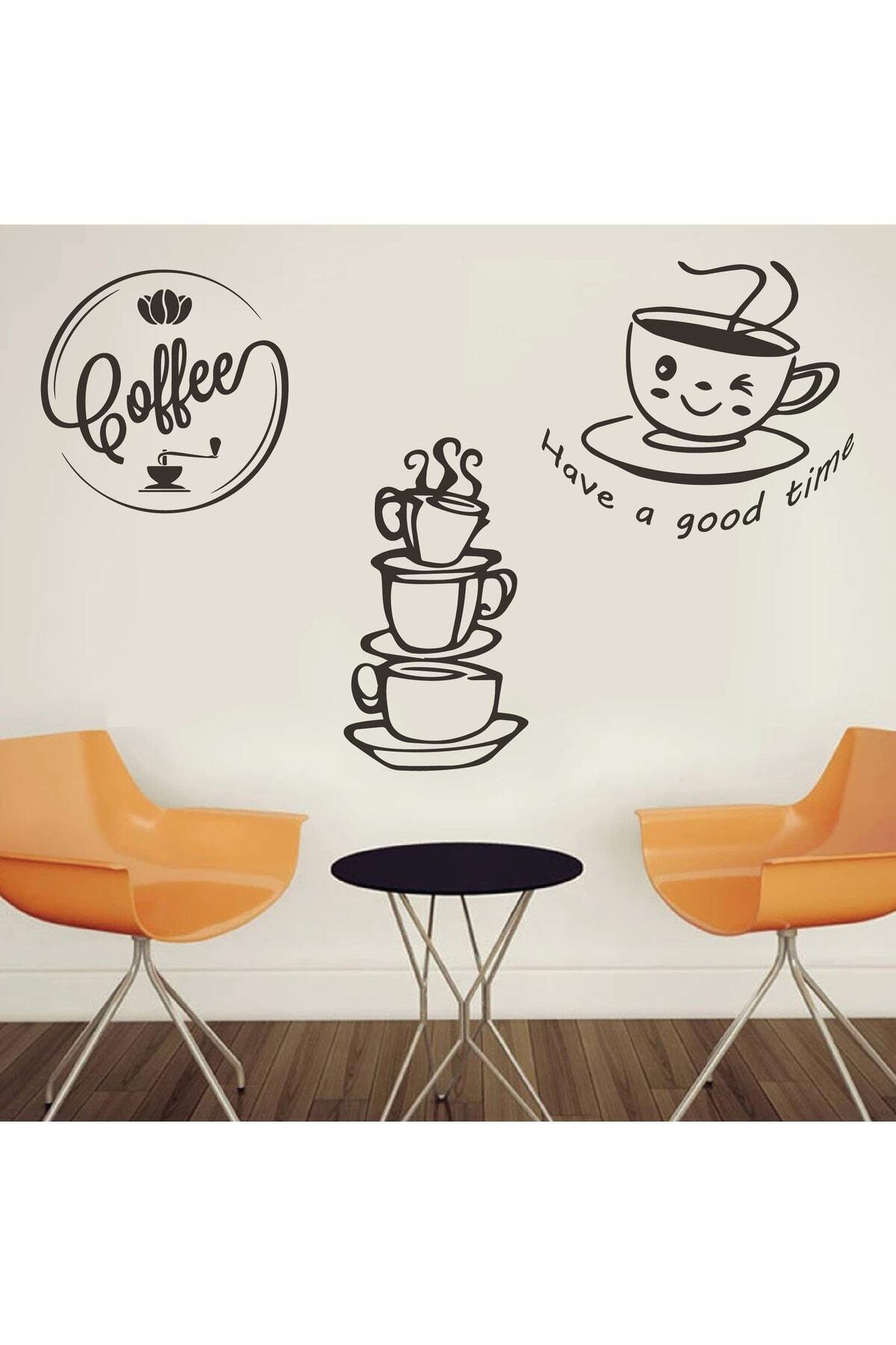 Kahve Görselleri özel yeni sticker Seti
