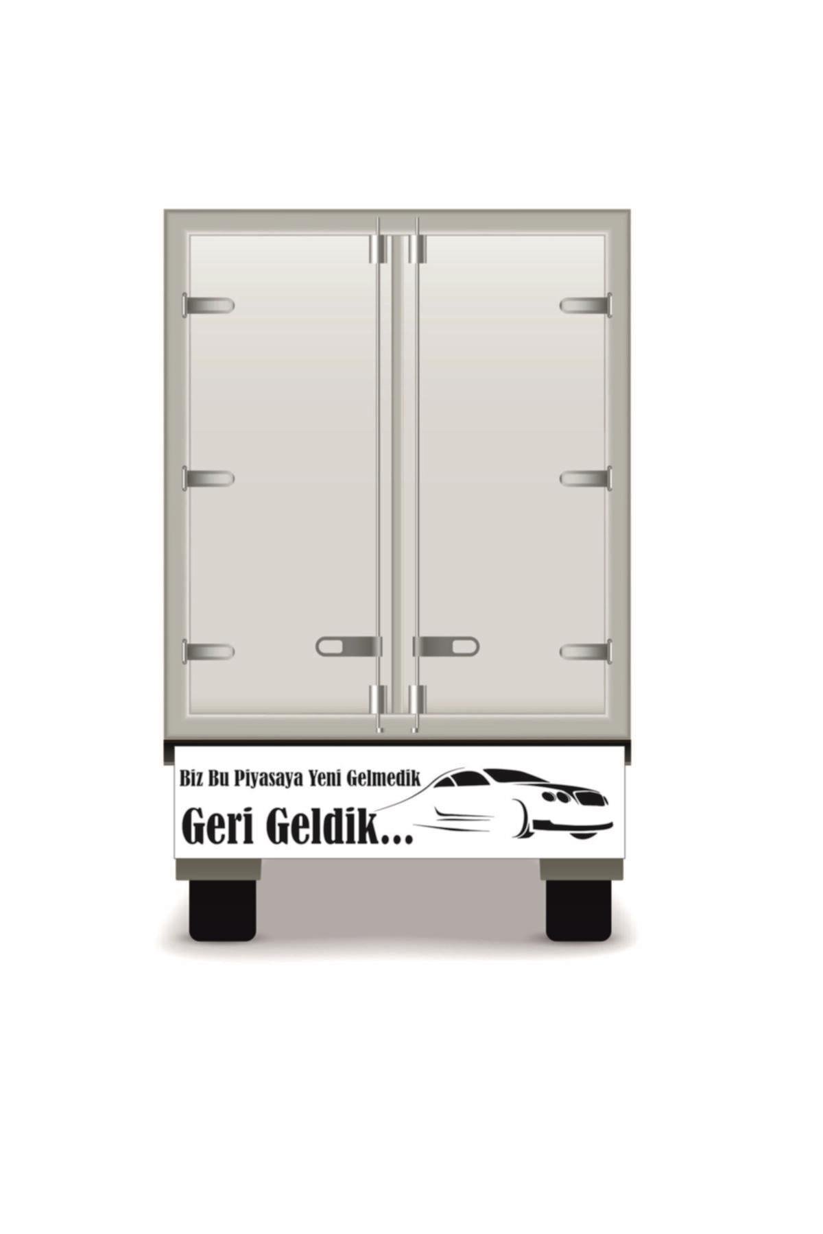 Kamyon Arkası Yazı Oto özel yeni sticker 25*100 Cm