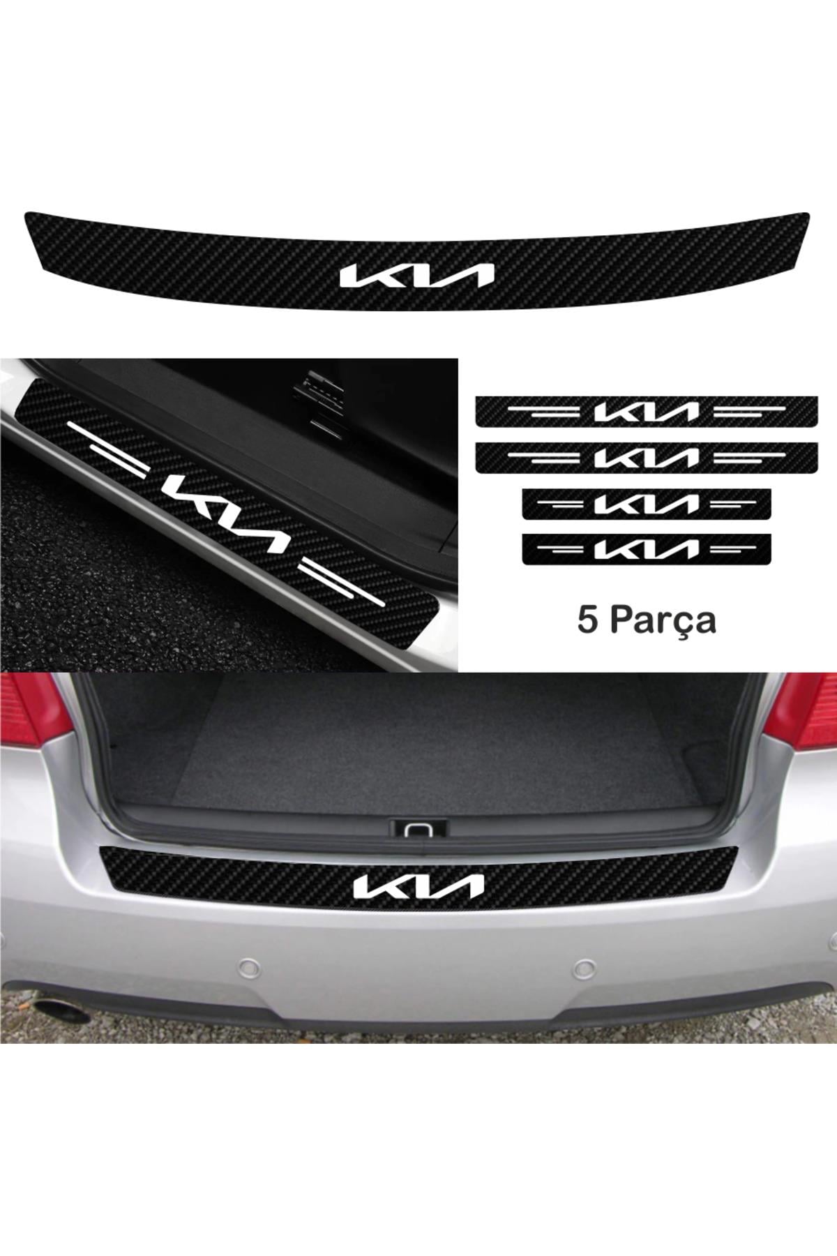 Kia Xceed Bağaj ve Kapı Eşiği Karbon özel yeni sticker (SET)