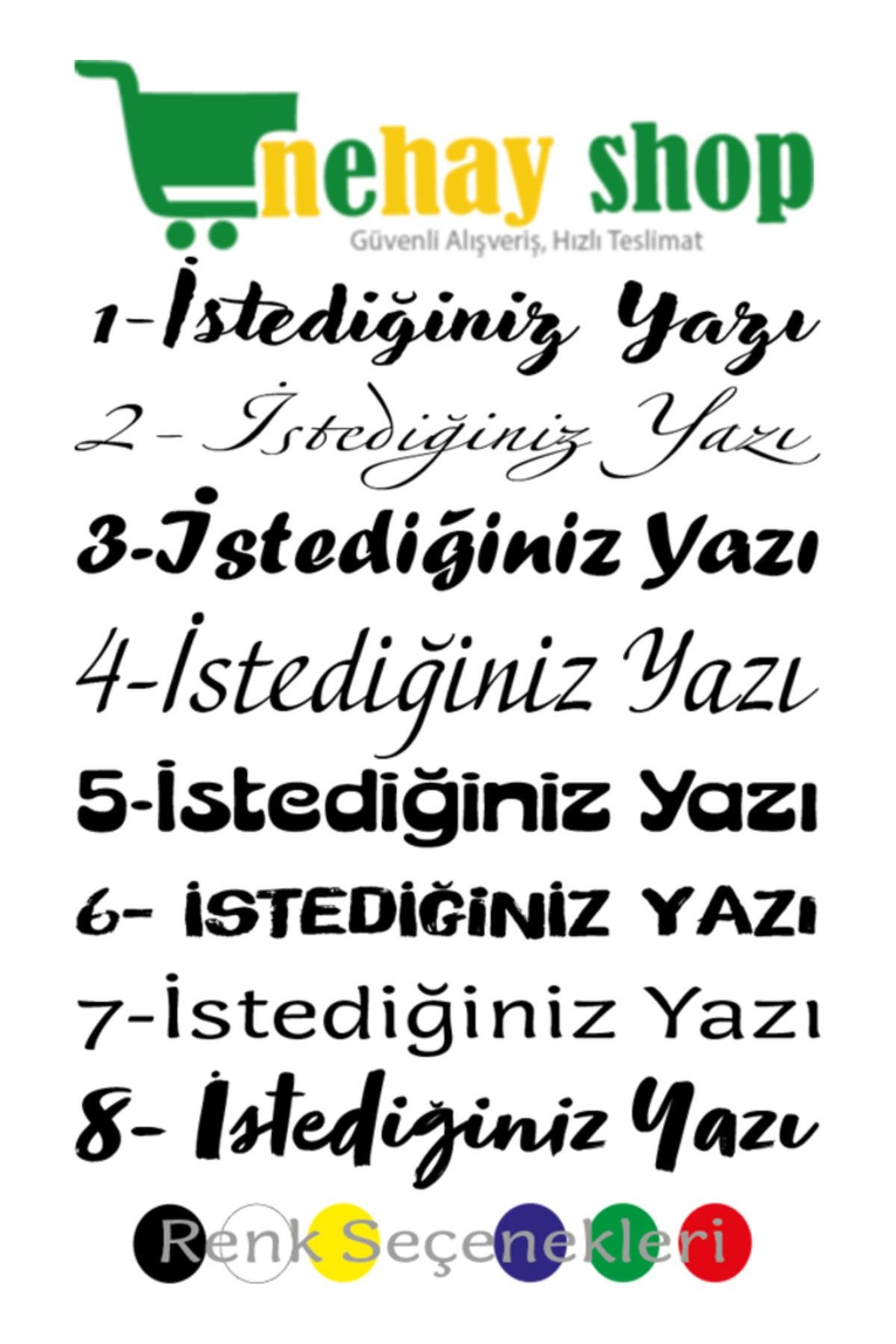 Kişiye Özel Arka Cam Yazıları 100*8 Cm