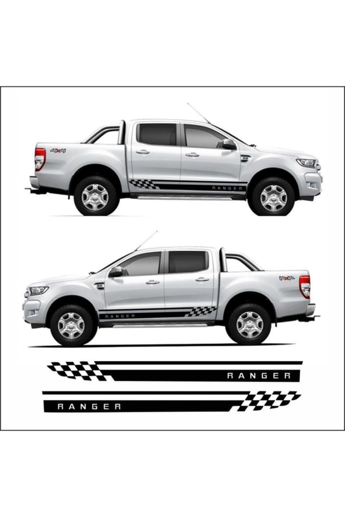 Kişiye Özel Oto Yan Şerit özel yeni sticker Kırmızı Model 4