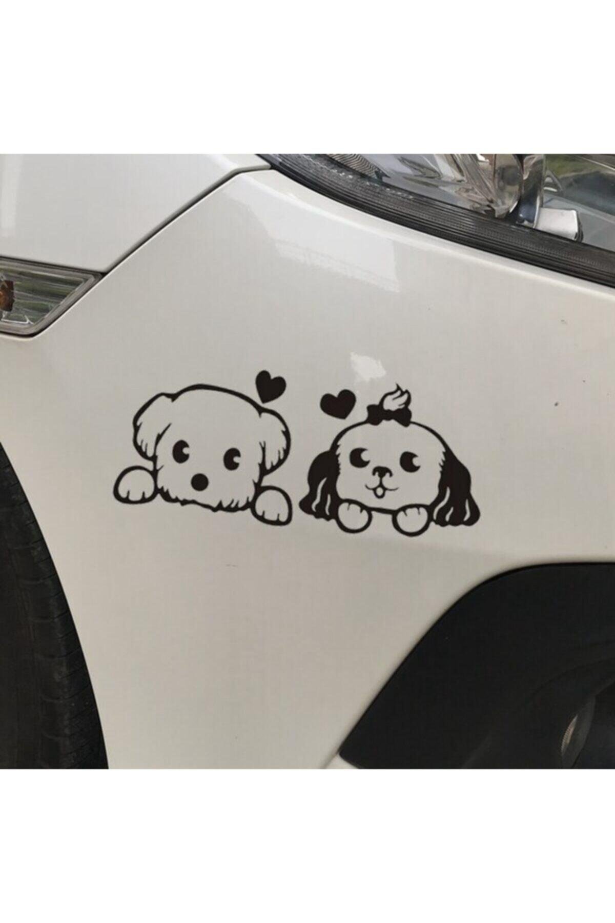 Köpek Tasarım Su Geçirmez Çıkarılabilir Oto özel yeni sticker 29*17 Cm