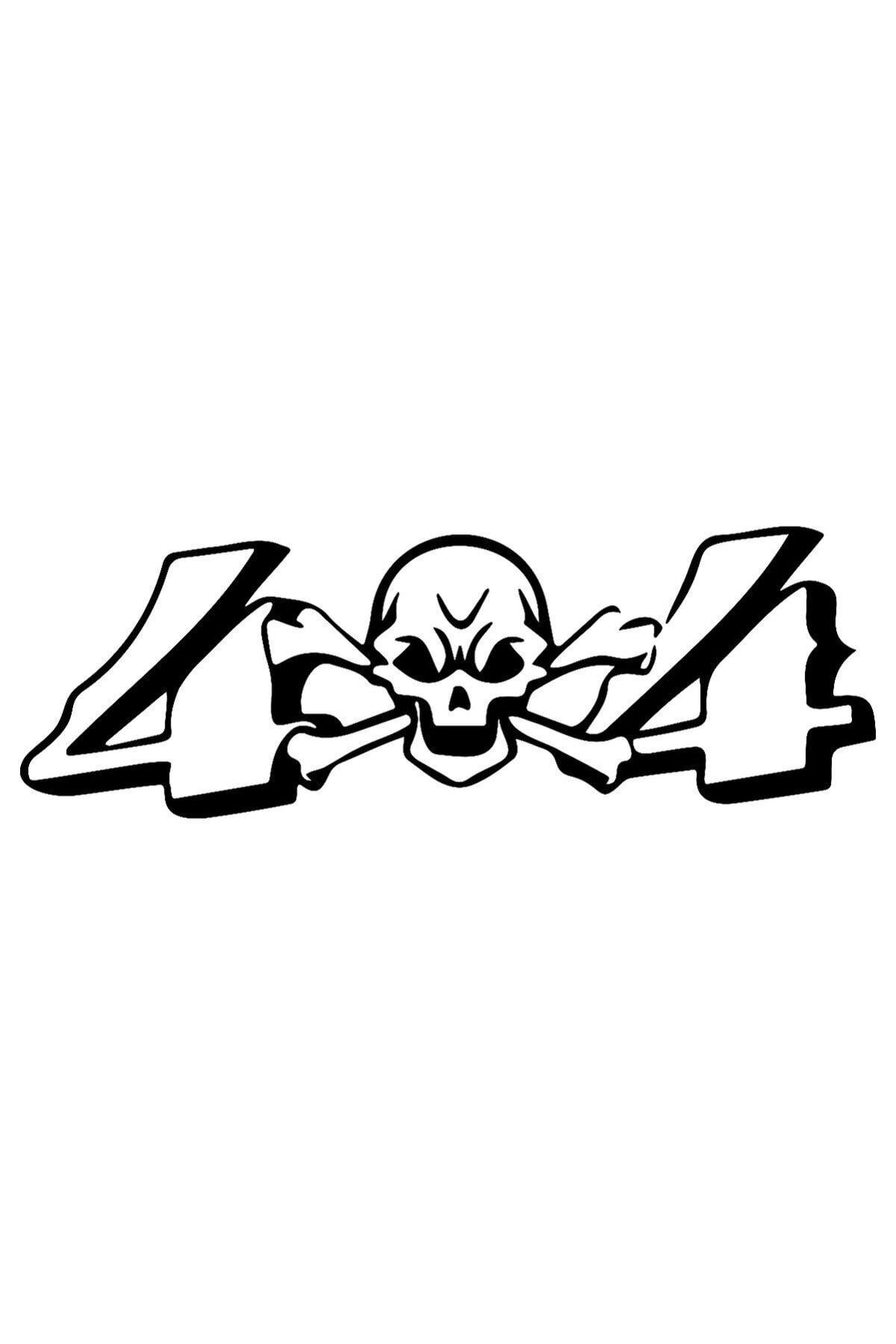 Kuru Kafa Off Road 4X4 Oto özel yeni sticker 50*17 Cm