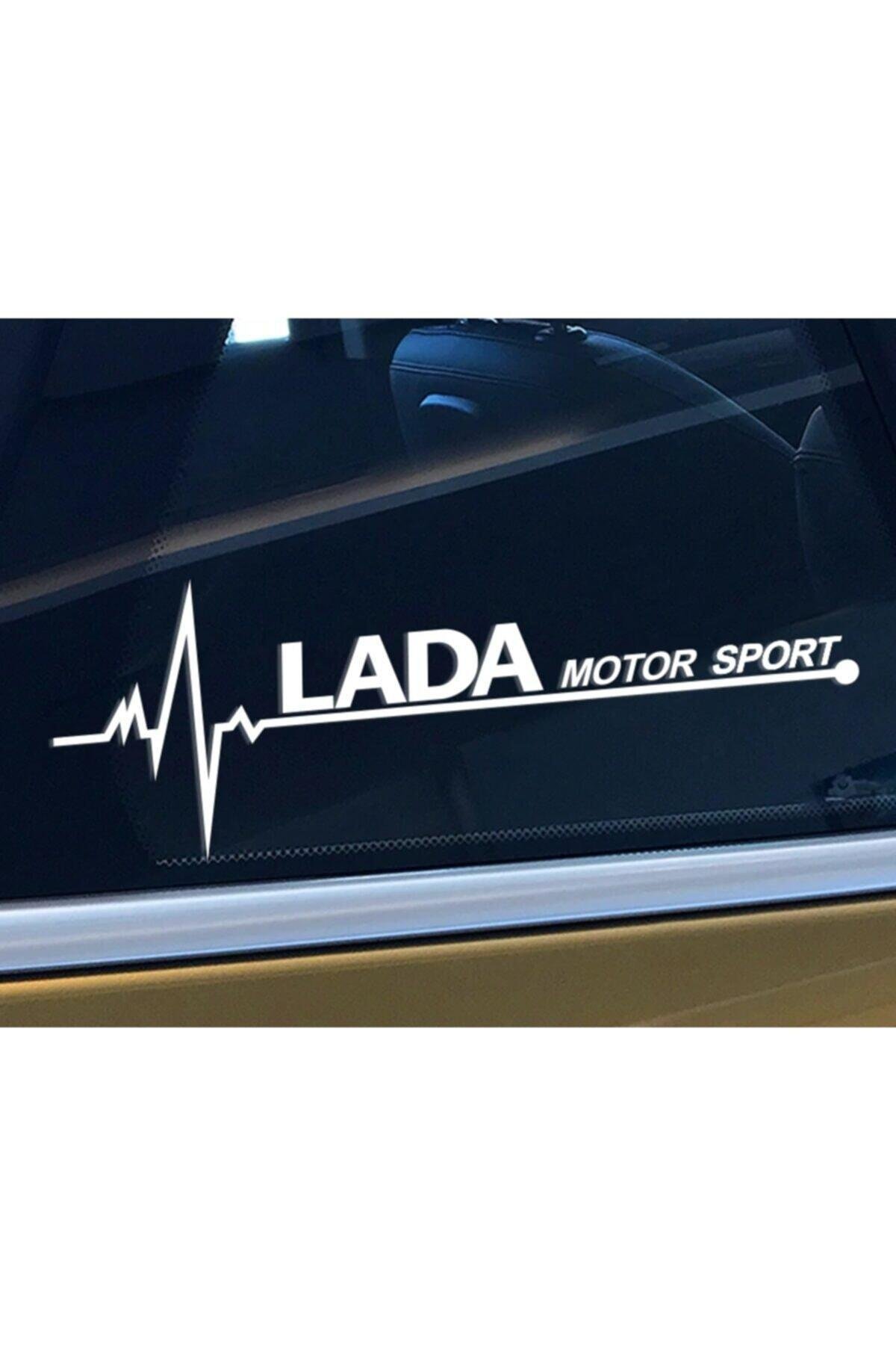 Lada İçin şık tasarım karbon sticker seti Aksesuar Oto Kapı Yan Cam özel yeni sticker 20*7 Cm