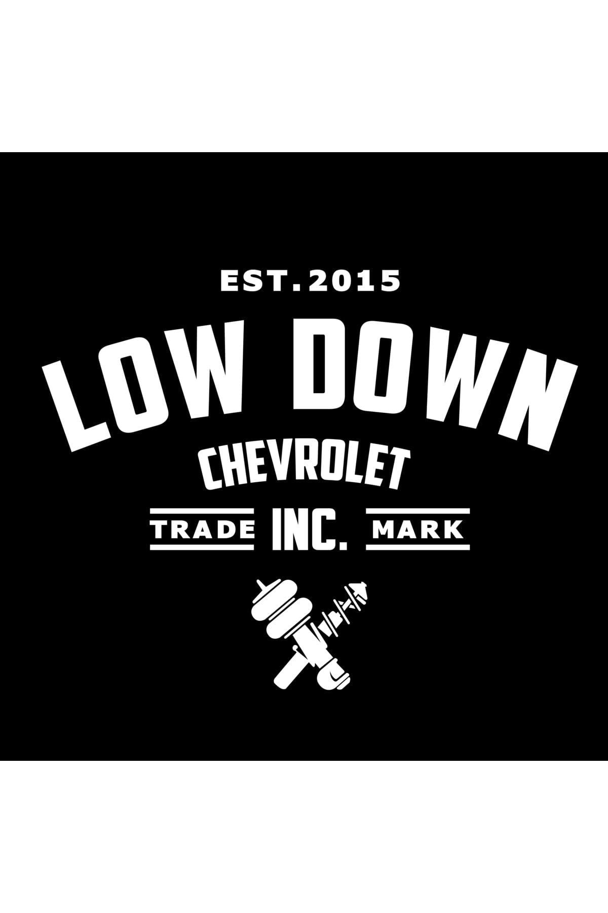 Low Down Chevrolet Arka Cam özel yeni sticker 40*31 Cm