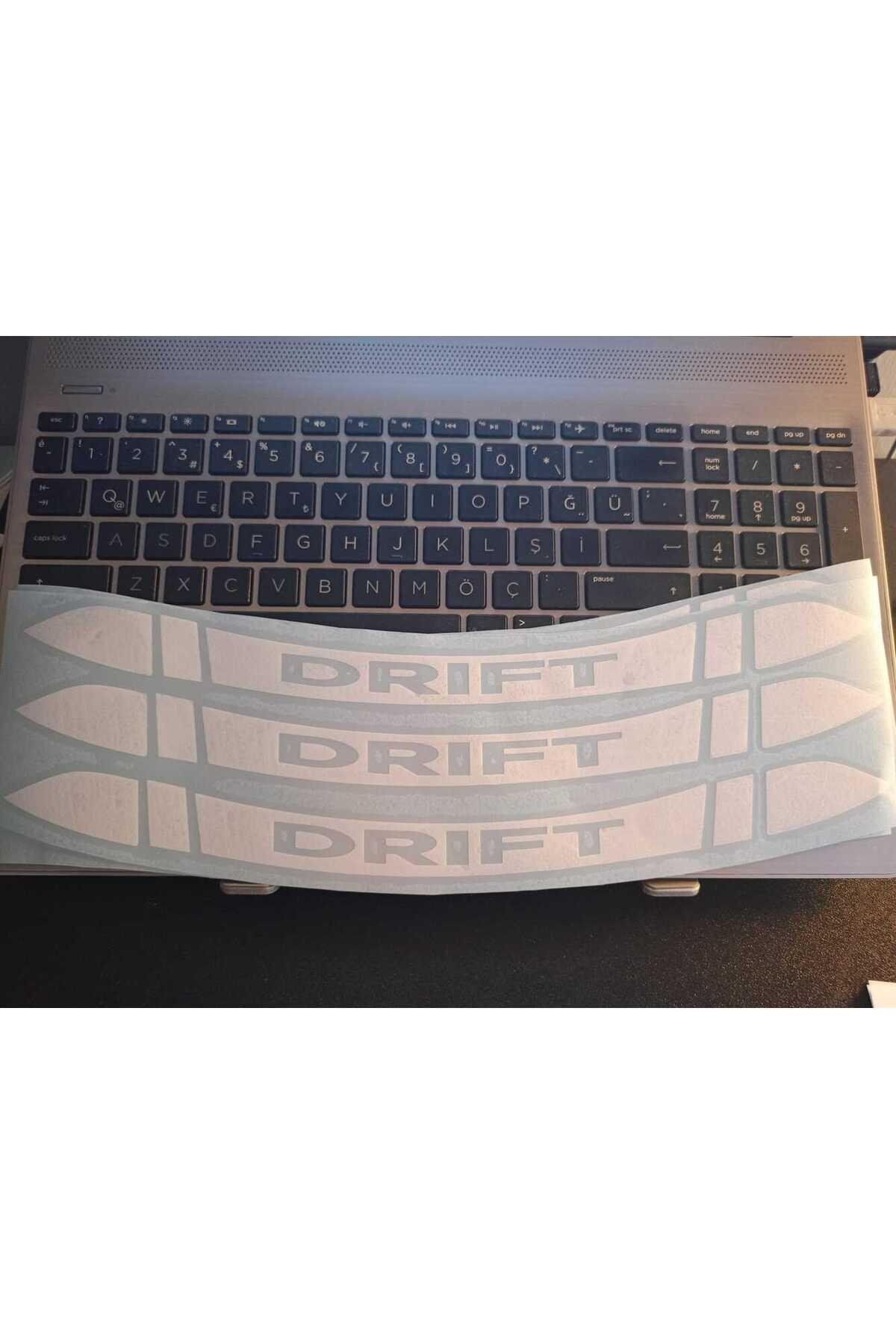 MONDİAL DRİFT L DRİFT YAZILI BEYAZ JANT ŞERİDİ