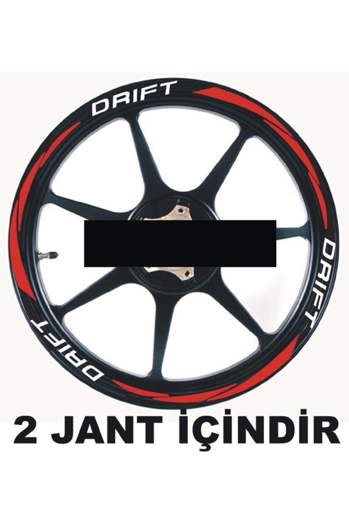 motosiklet Jant Şeridi Mondial Drift Uyumlu Sağ-Sol/Ön-Arka