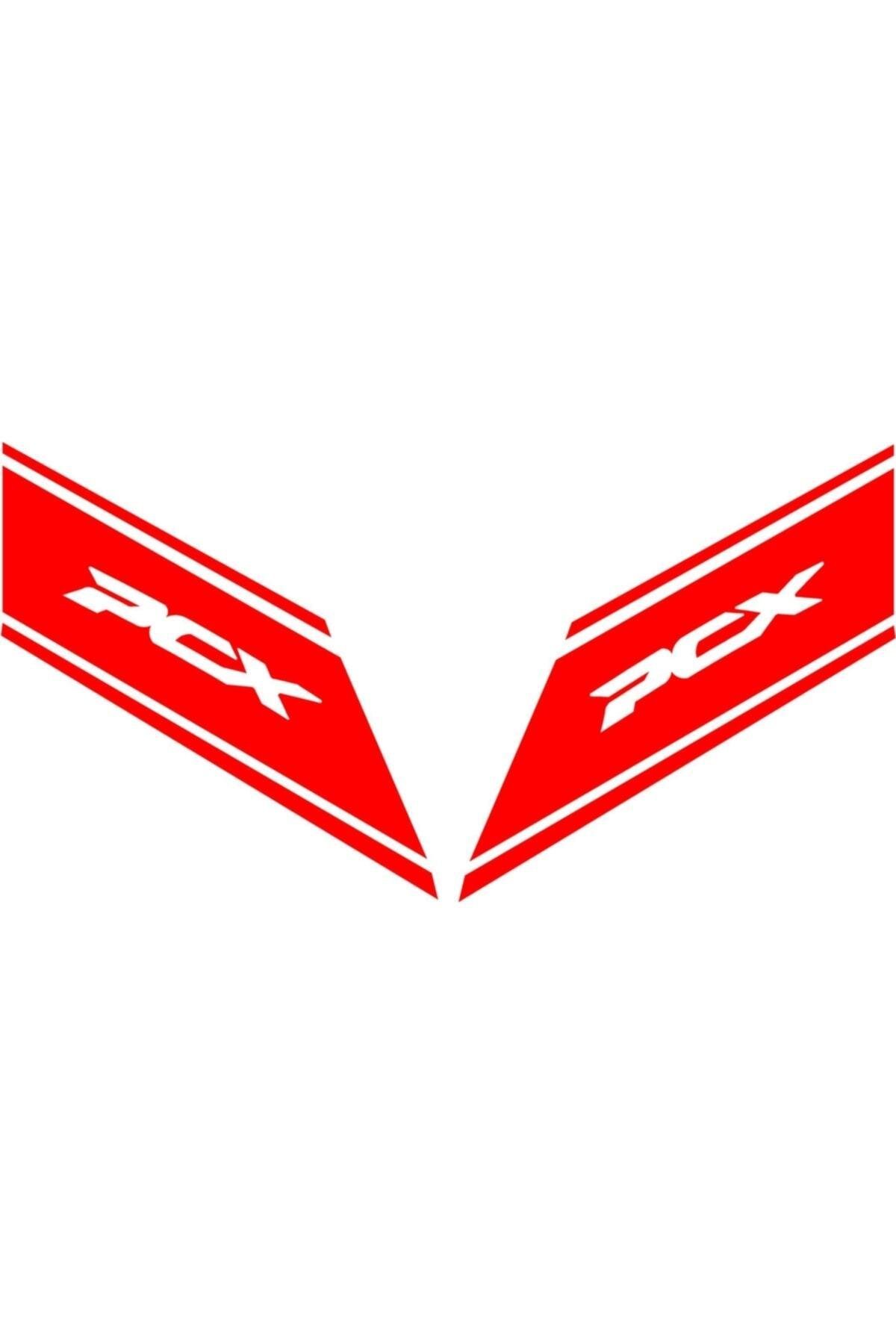 Motosiklet özel yeni sticker Pcx Kırmızı