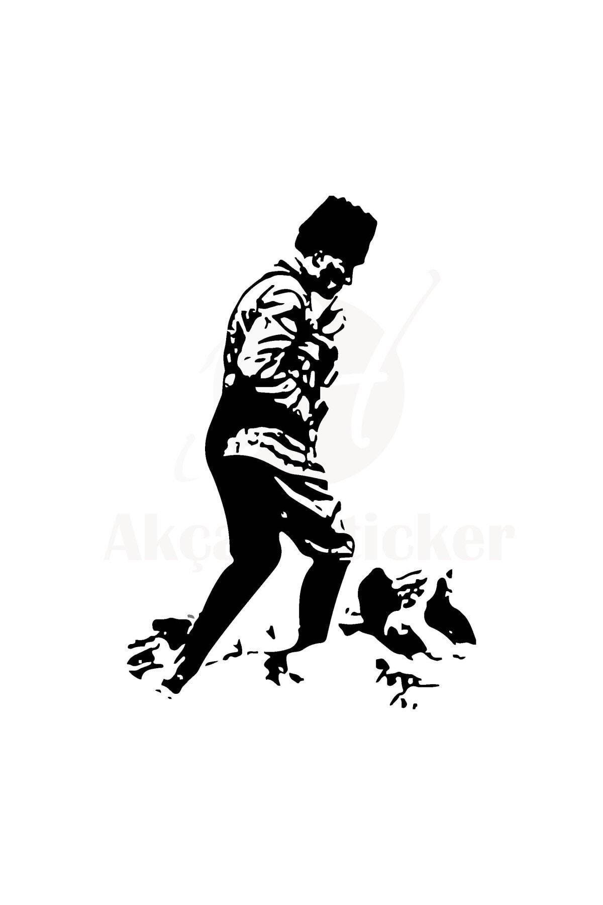 Mustafa Kemal Atatürk Oto özel yeni sticker Siyah 30*25 Cm
