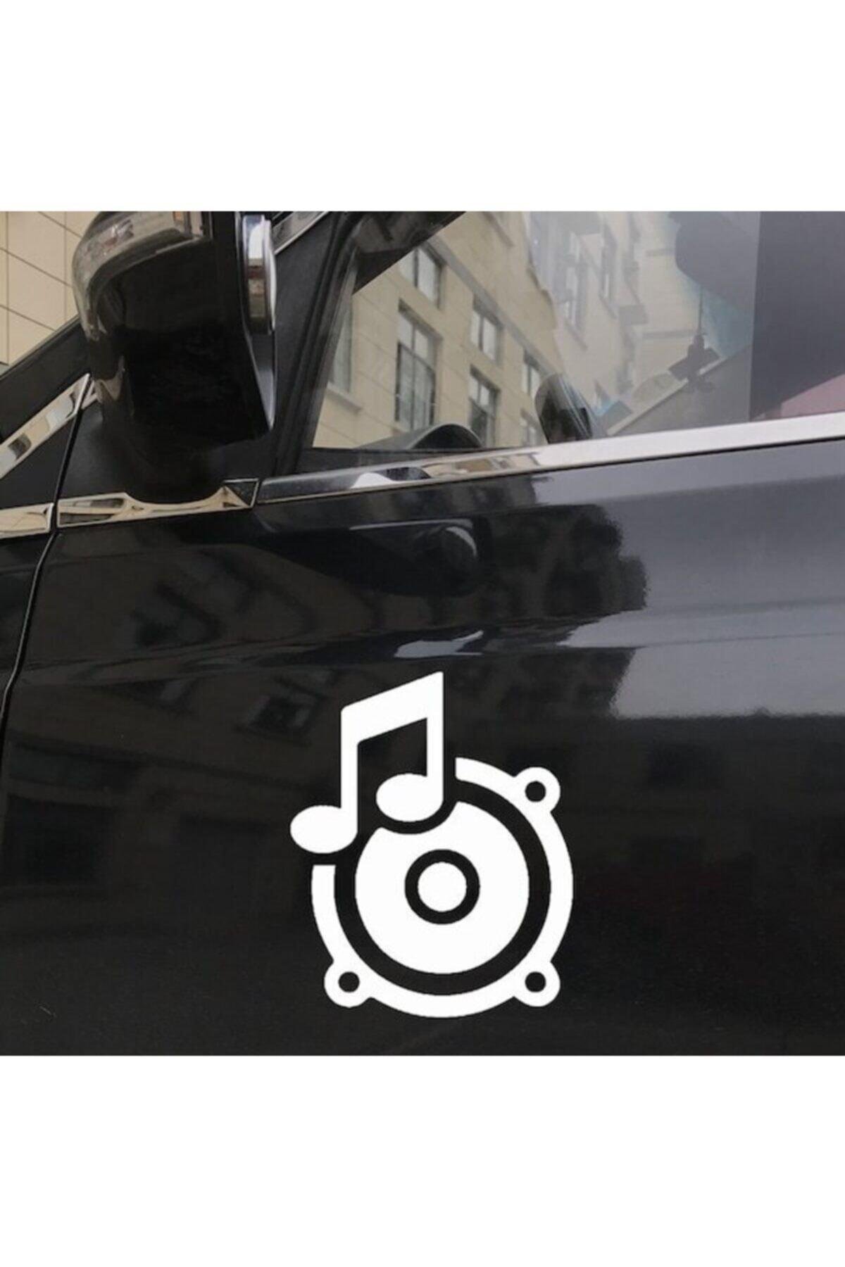 Müzikal Cd Tasarımı Oto Cam özel yeni sticker 2 Adet 18*15 Cm
