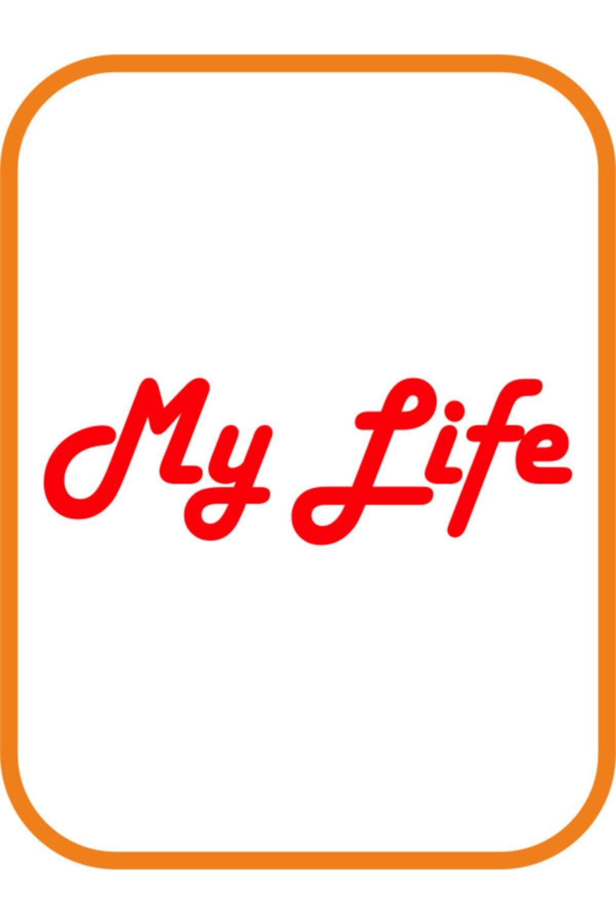 My Life - Benim Hayatım Oto Motor özel yeni sticker Kırmızı 20*7 Cm