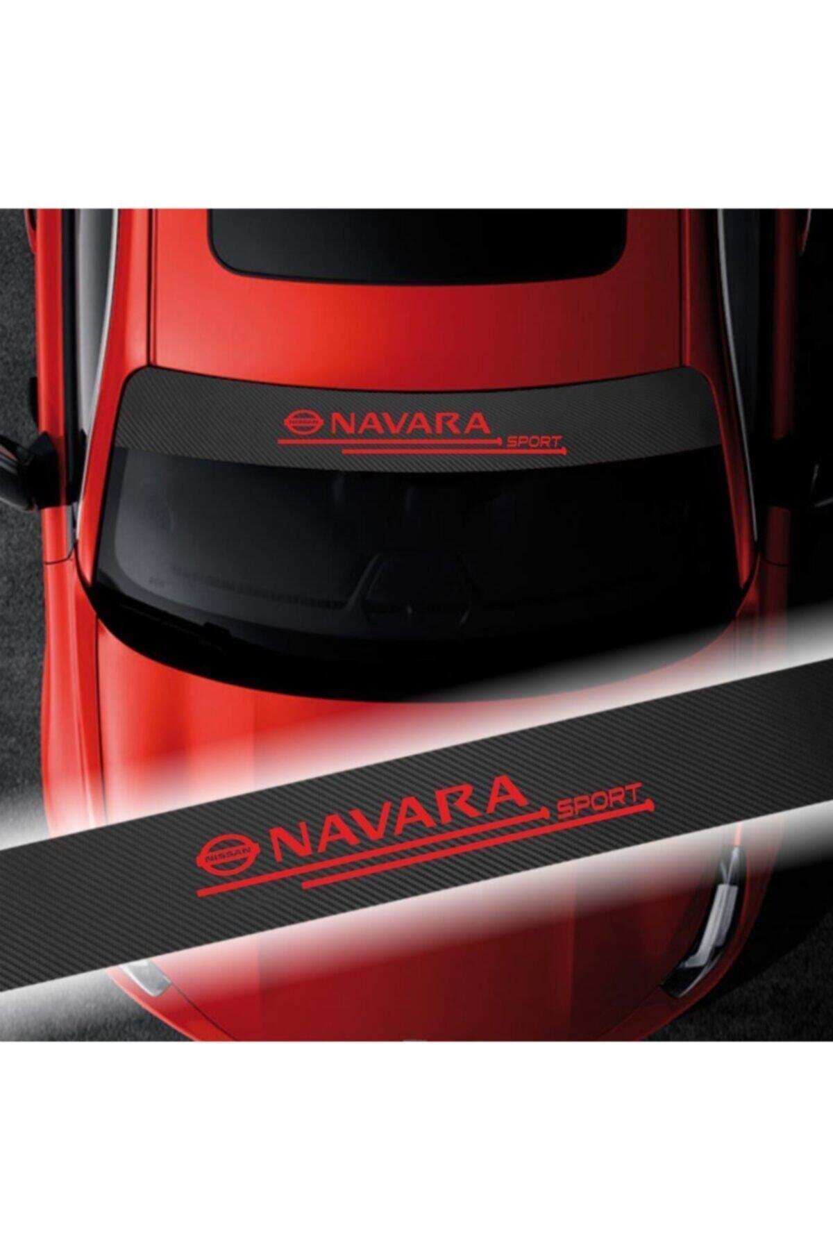 Nissan Navara İçin şık tasarım karbon sticker seti Aksesuar Oto Ön Cam Oto özel yeni sticker Karbon
