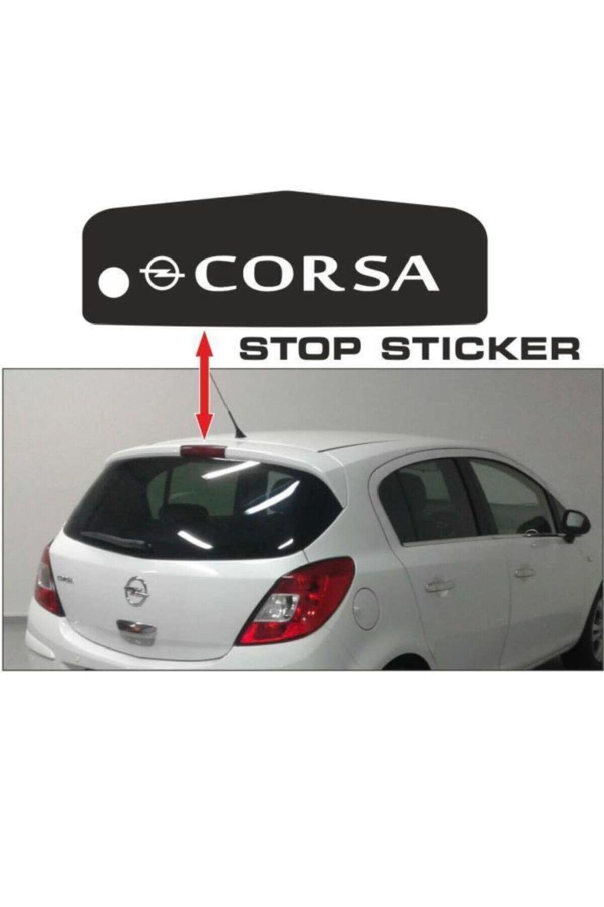 Opel Corsa Stop özel yeni sticker Resimdeki Kasa