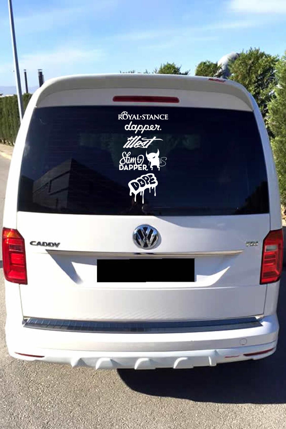 Oto Arka Cam özel yeni sticker İngilizce Model 73 40*20 Cm