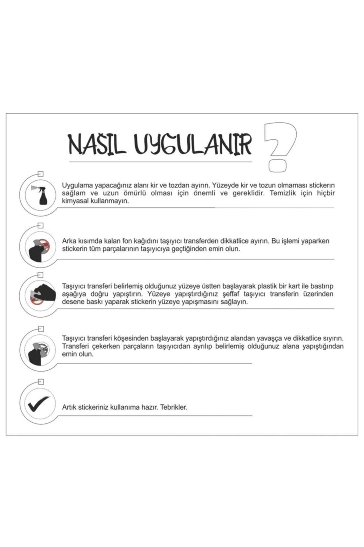 Oto Dikiz Kanat Canavar Pençe Bagaj özel yeni sticker Beyaz 4 Lü Paket