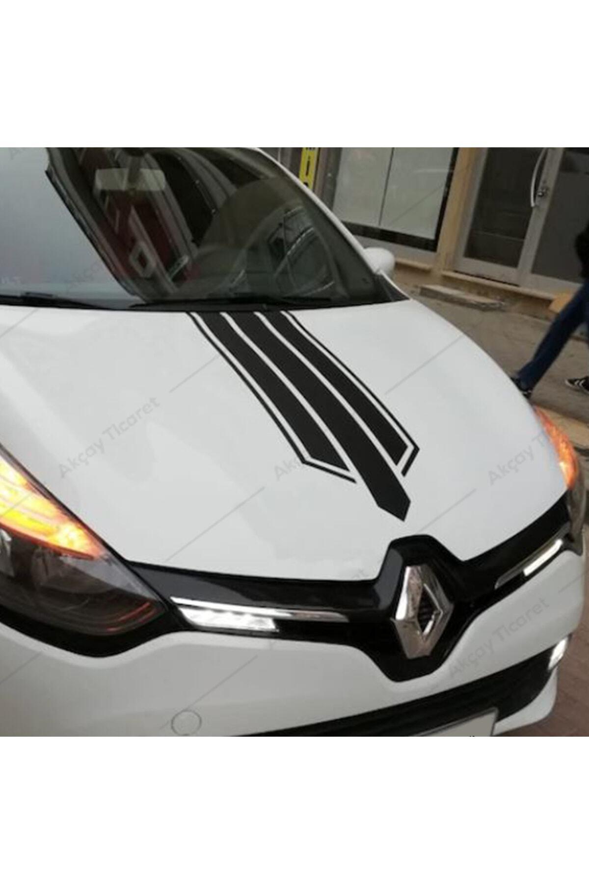 Oto Kaput Şerit özel yeni sticker Siyah 60*25 Cm