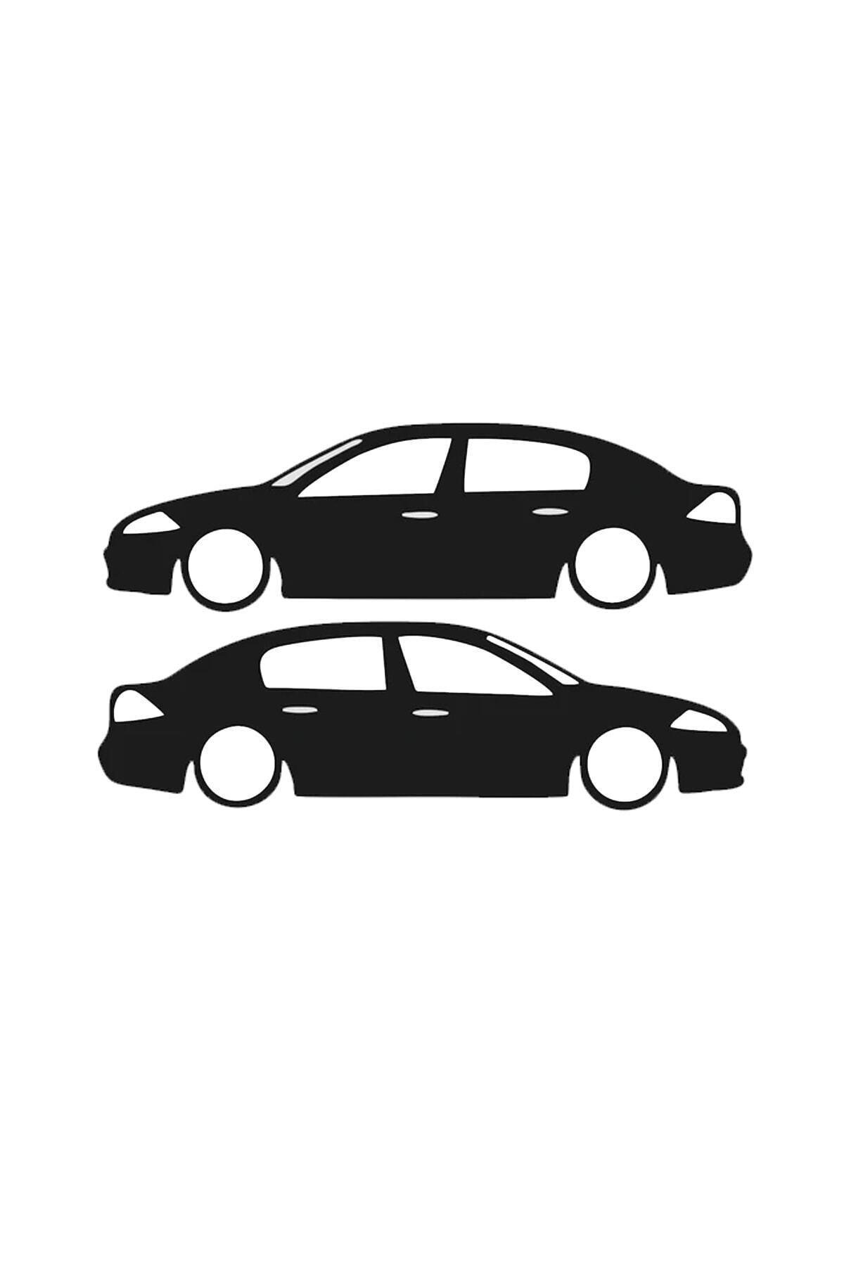 Otomobil Tasarım Oto özel yeni sticker Model 24 Siyah 15*5Cm