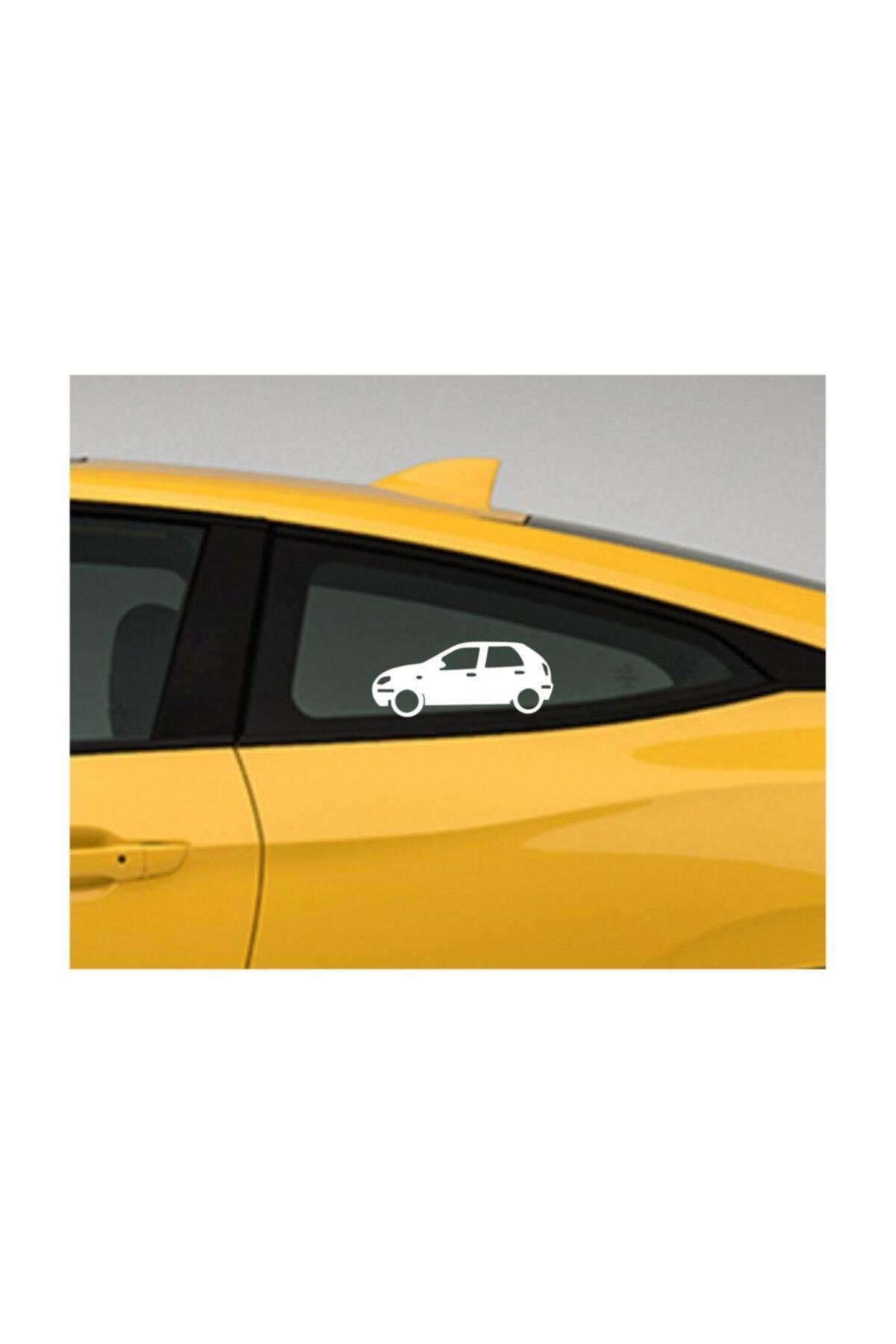 Otomobil Tasarım Oto özel yeni sticker Model 11 Siyah 16*6 Cm